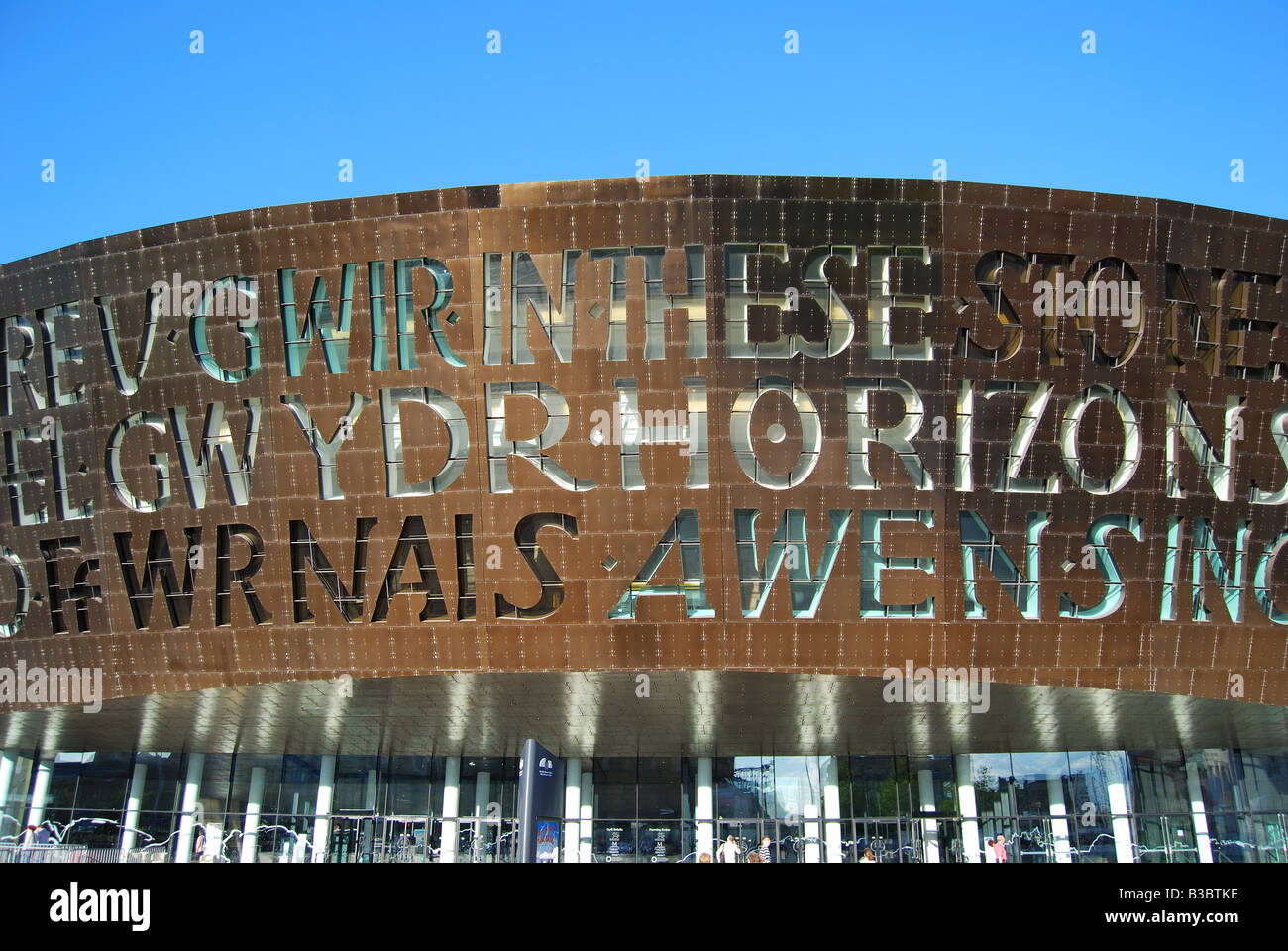 Wales Millennium Centre, Bucht von Cardiff, Cardiff, South Glamorgan, Wales, Großbritannien Stockfoto