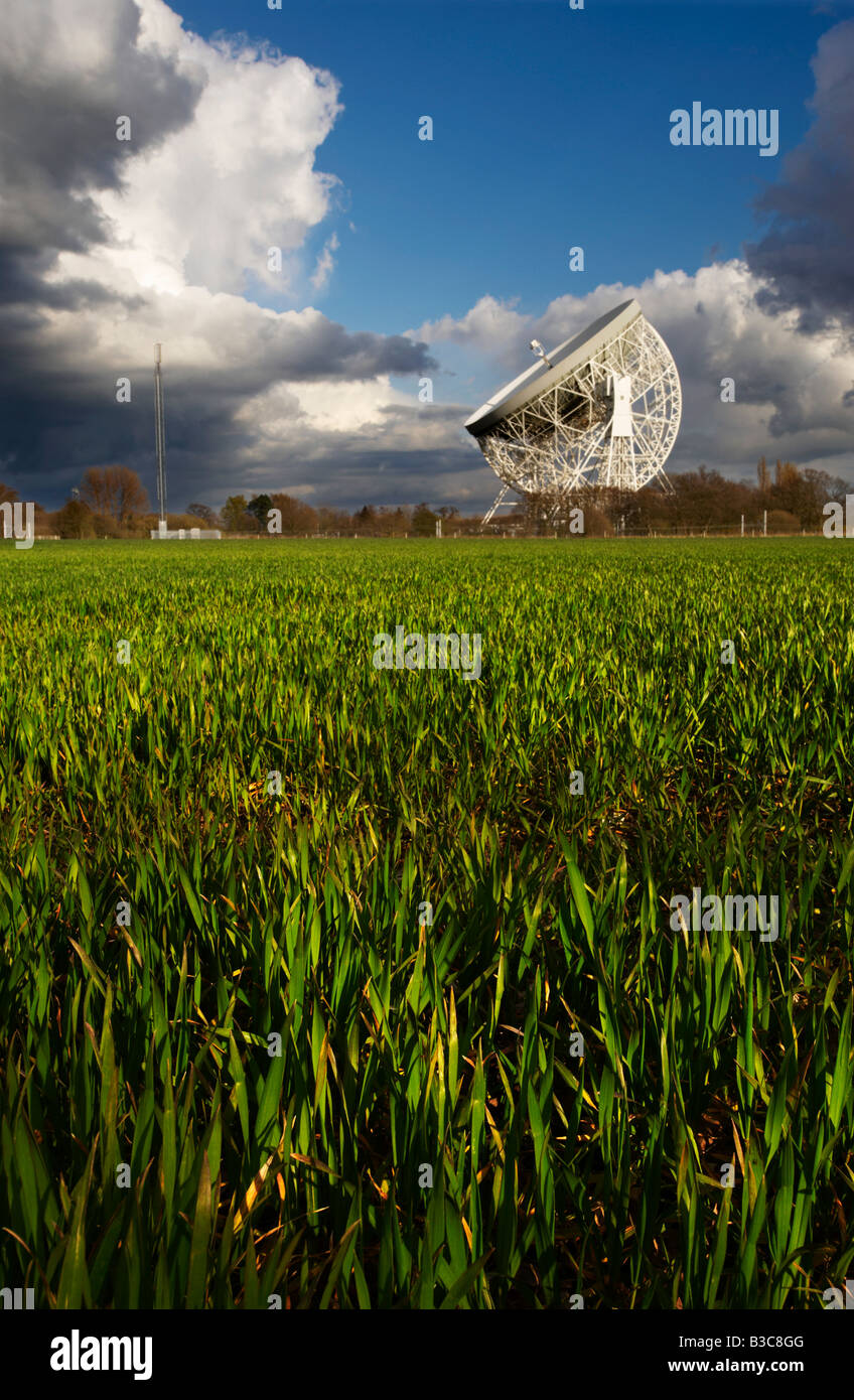 Lovell Radioteleskop Holmes Kapelle Cheshire UK Stockfoto