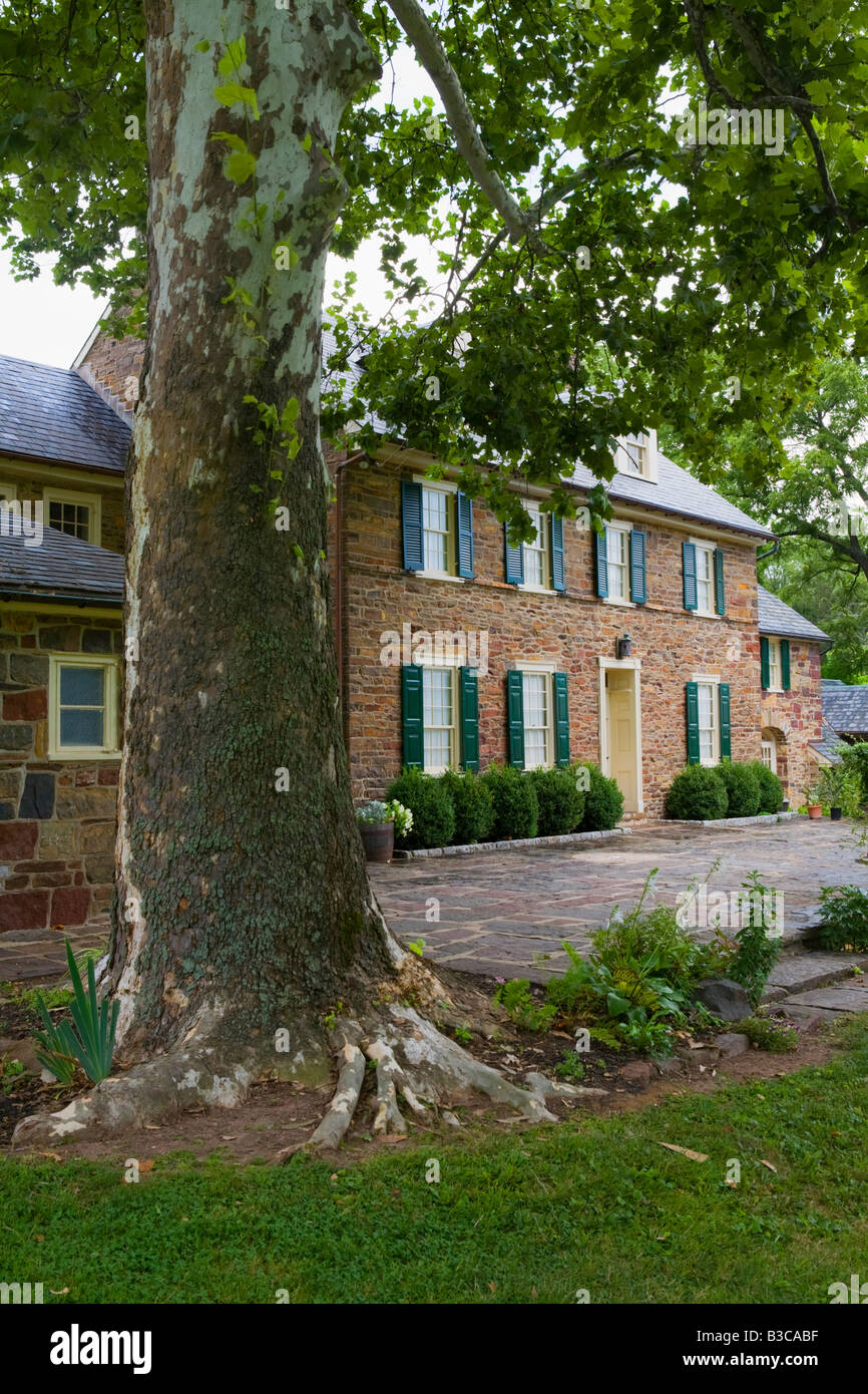 Pearl S Buck House National Historic Landmark in der Nähe von Doylestown Bucks County Pennsylvania Stockfoto