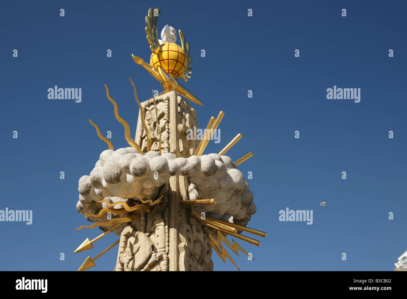 Die Toonder Monument Statue Blaak, Rotterdam, zu Ehren von Marten Toonder, niederländischer Comic-Autor, Niederlande Stockfoto