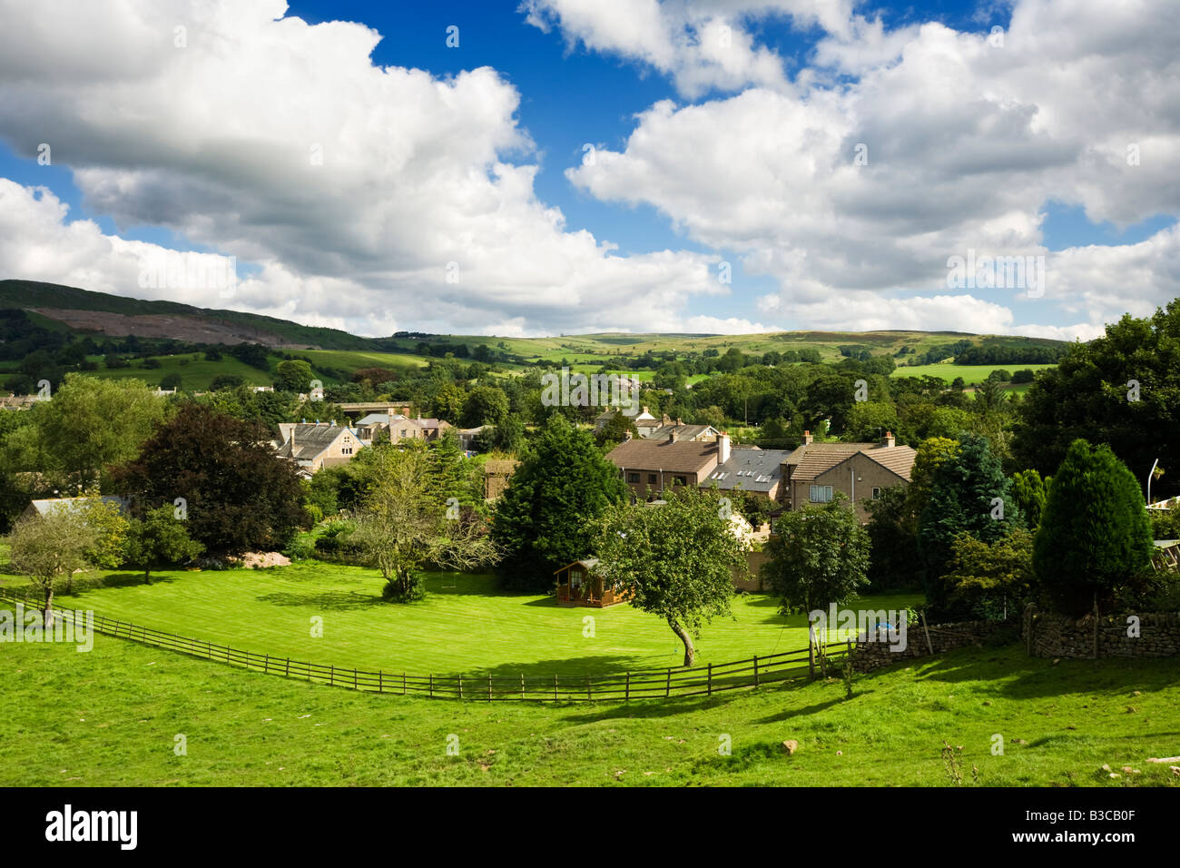 Kleine Stadt von Brough in Teesdale, Cumbria, England, UK Stockfoto