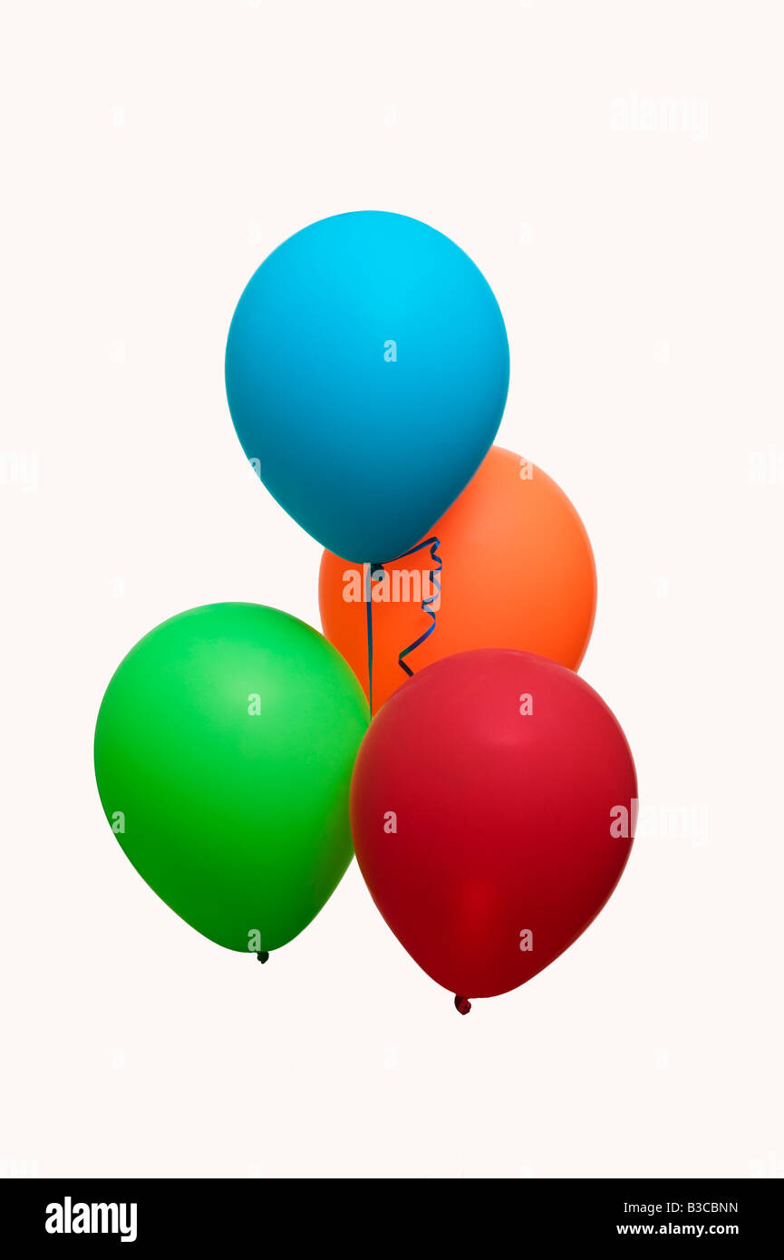 Gruppe von Ballons Stockfoto