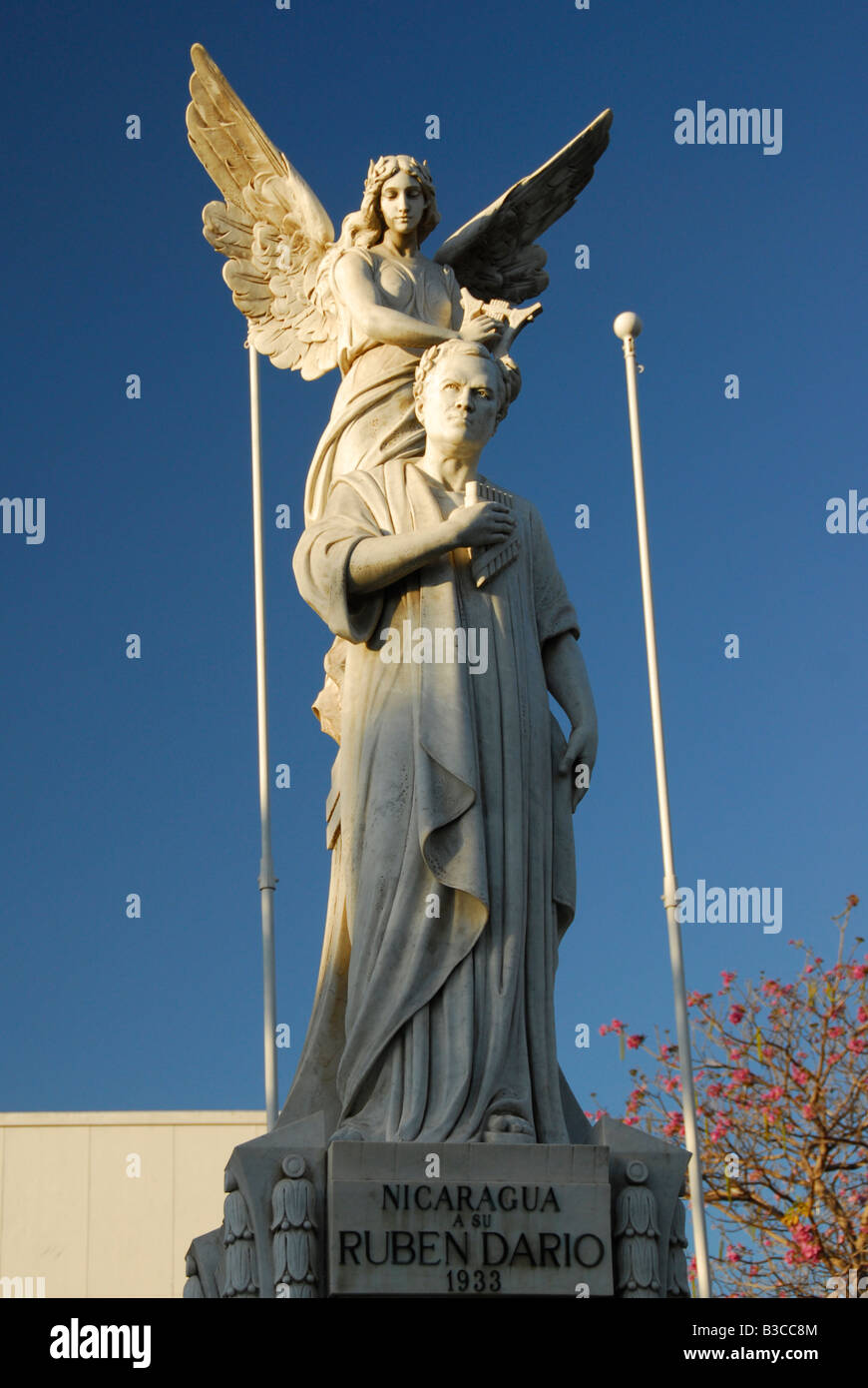 Statue von Ruben Dario, Managua, Nicaragua, Mittelamerika Stockfoto