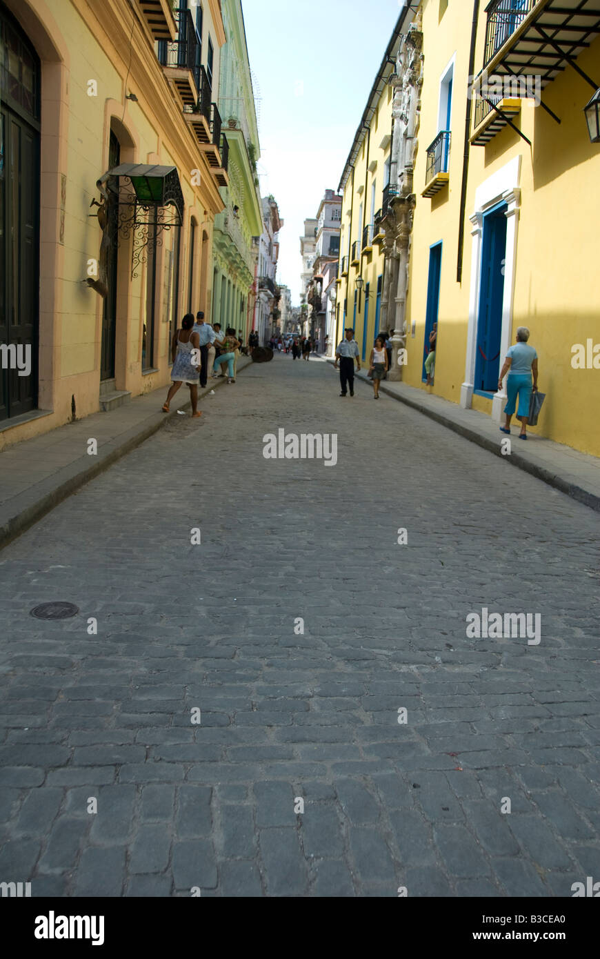 Straße Schüsse La Havana Stockfoto