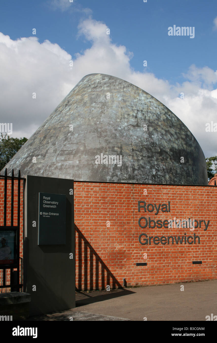 Außenseite des Royal Observatory Greenwich London August 2008 Stockfoto