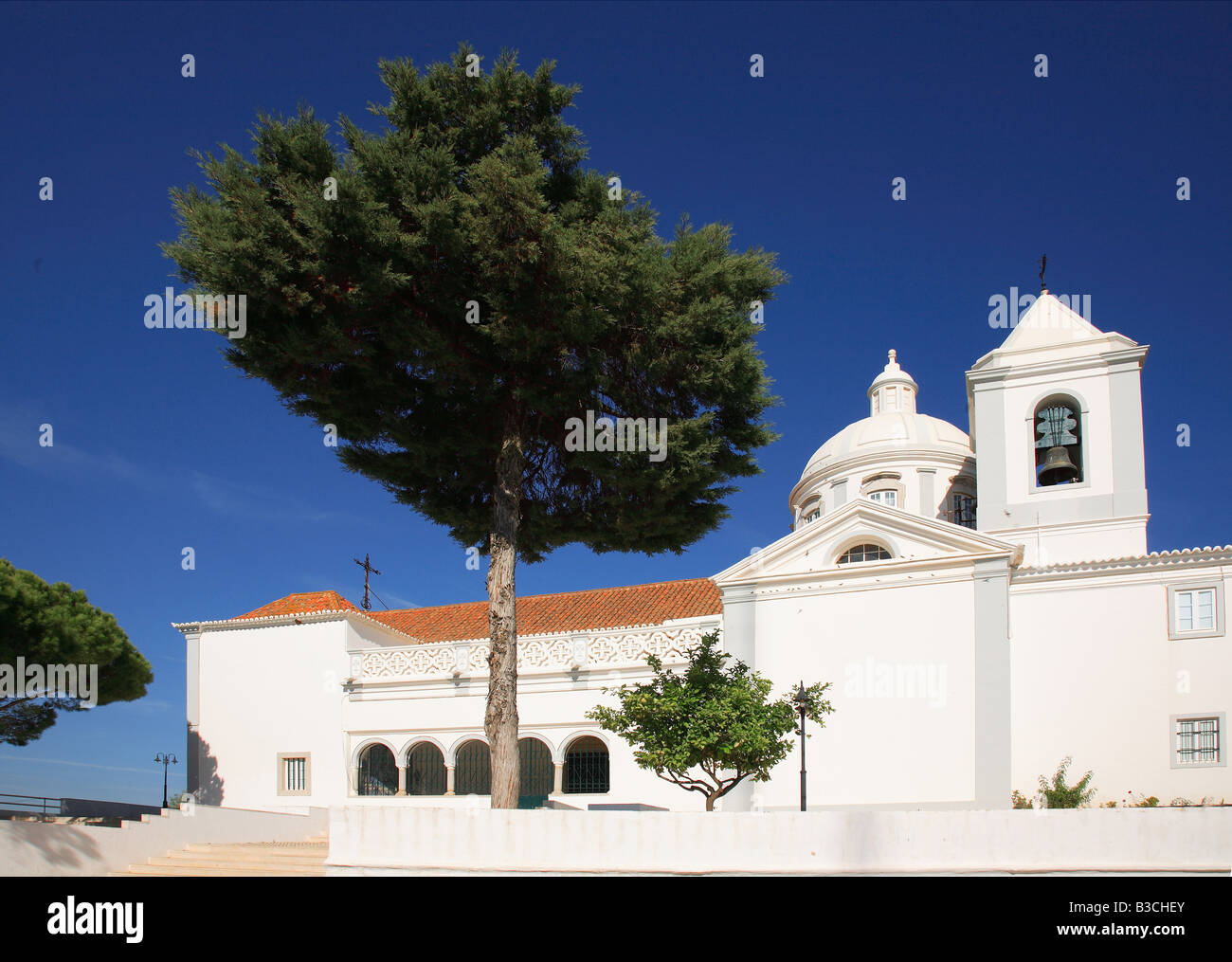 Kirche von Castro Marim Algarve Portugal Stockfoto