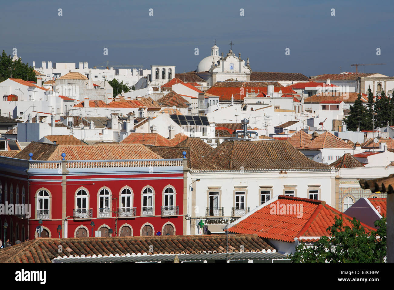 Stadt von Tavira Algarve Portugal Stockfoto