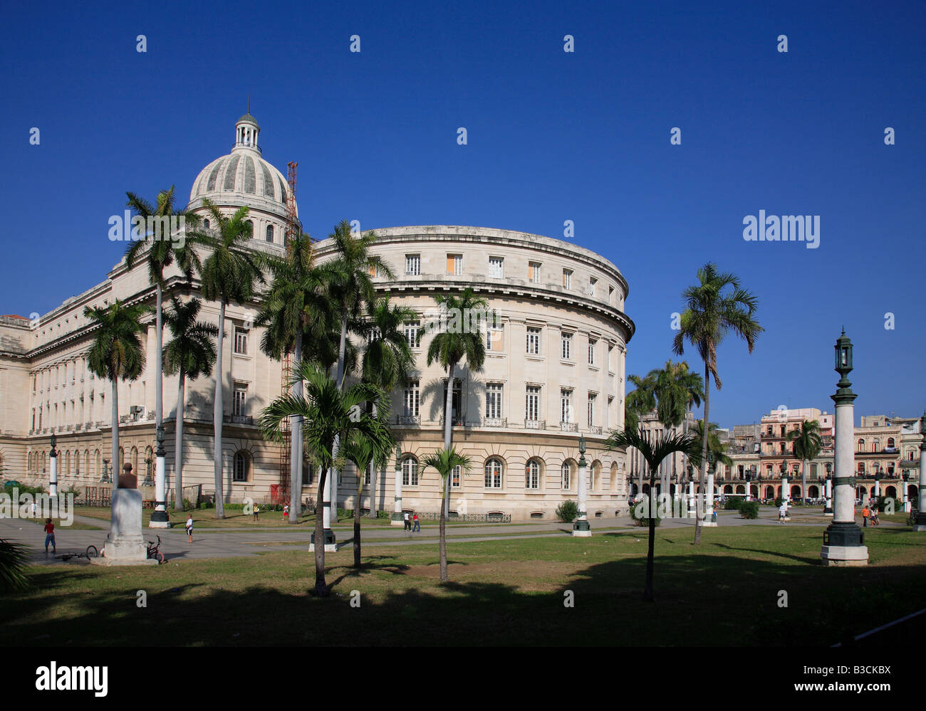 El Capitolio oder das National Capitol Building in Havanna Kuba war der Sitz der Regierung in Kuba bis nach der kubanischen Revolution Stockfoto