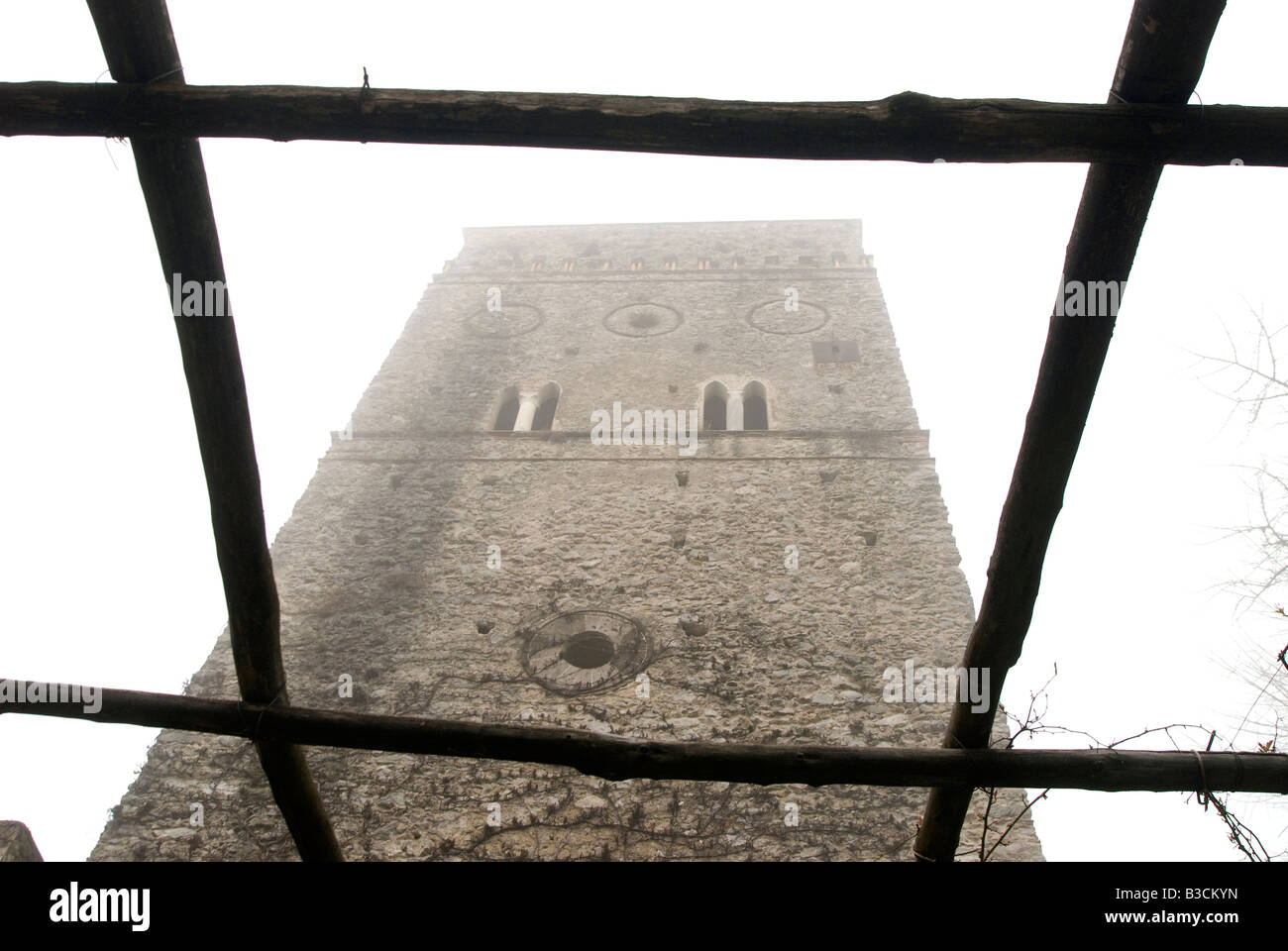 Kathedrale von Villa Rufolo. Ravello, Amalfiküste, Italien Stockfoto