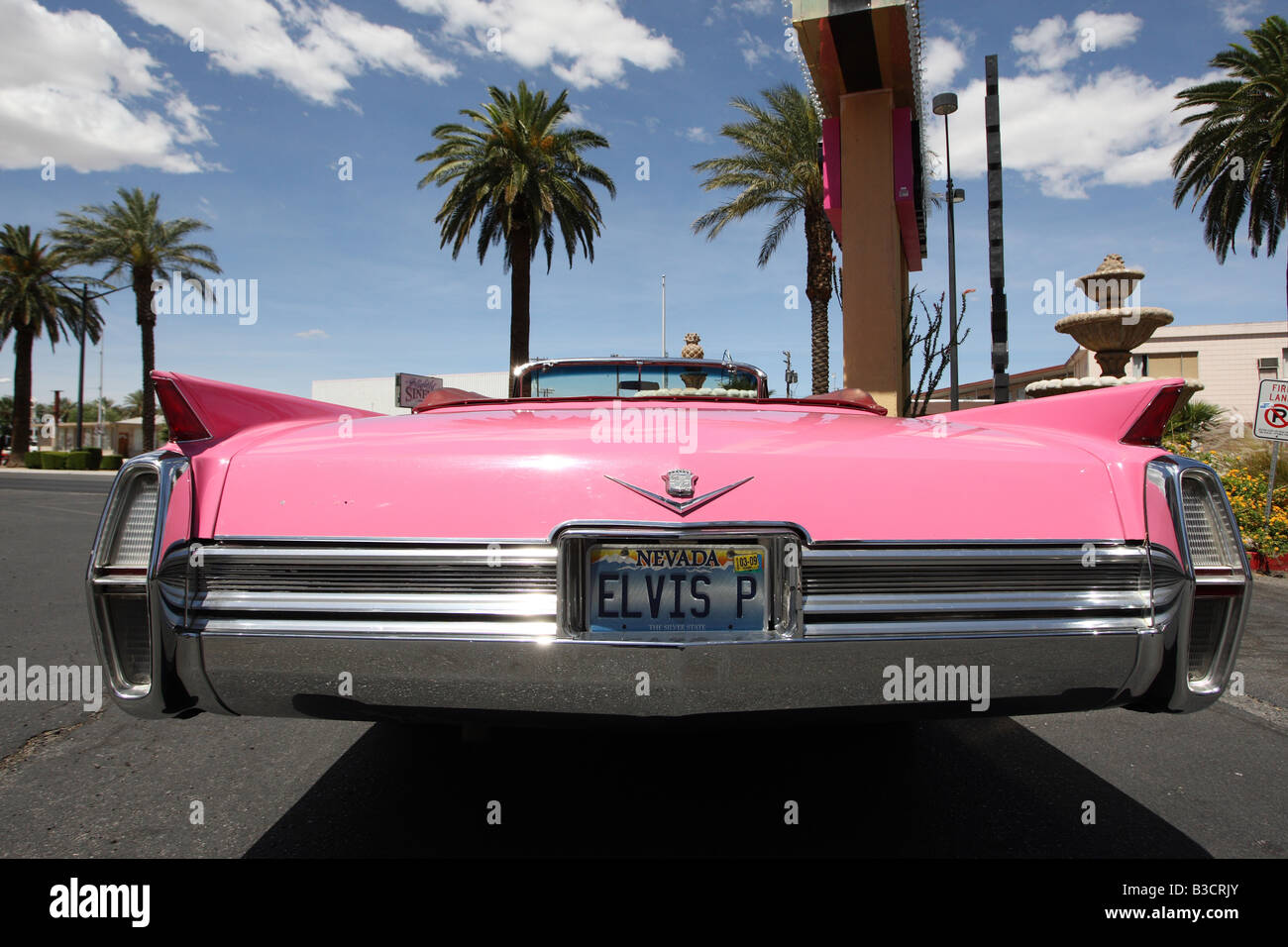 Pink Cadillac Stockfoto