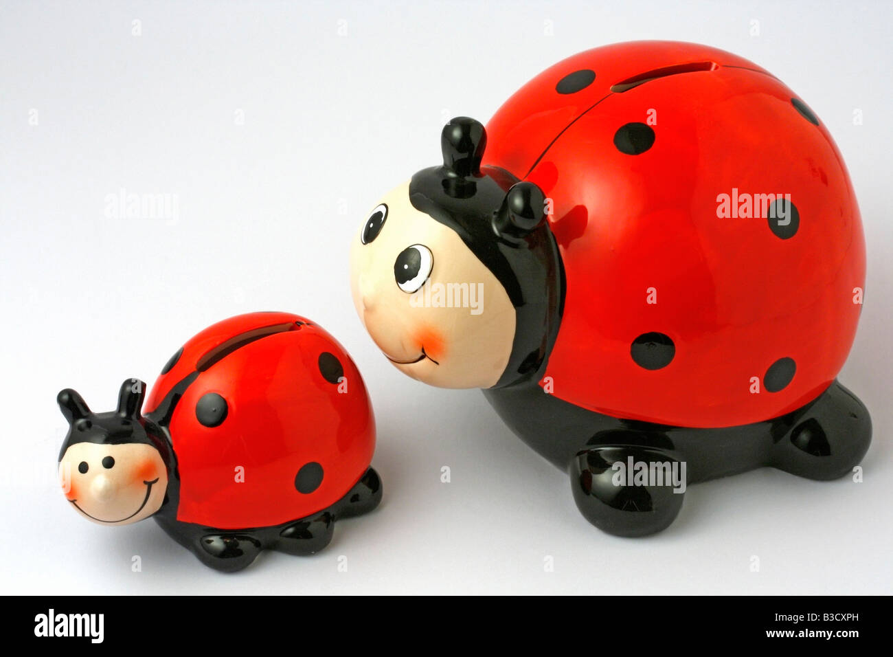 Lady-Vögel Stockfoto