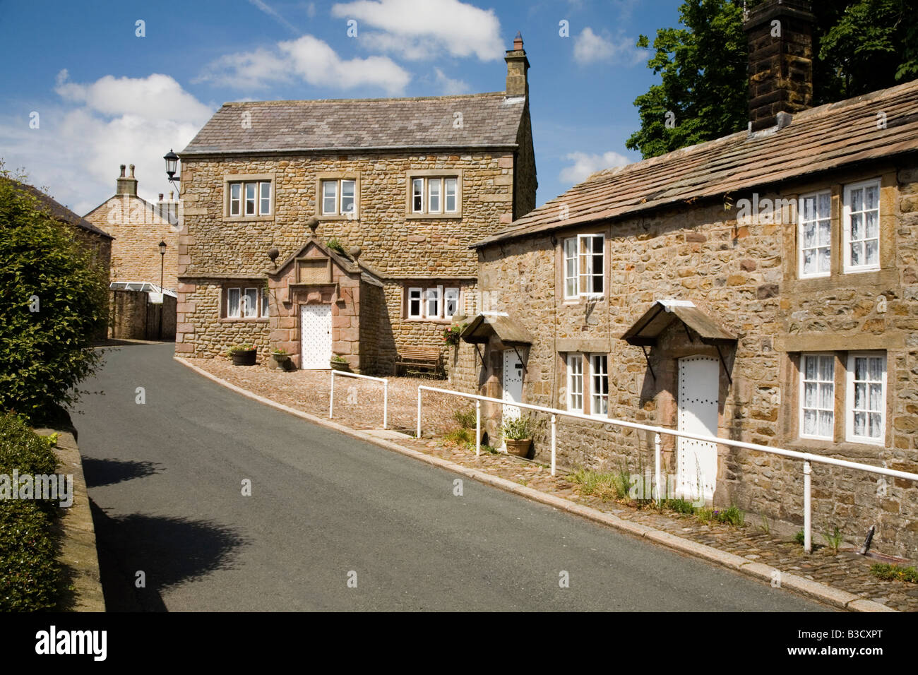 Traditionellen Dorfhäuser in Chipping Lancashire Stockfoto