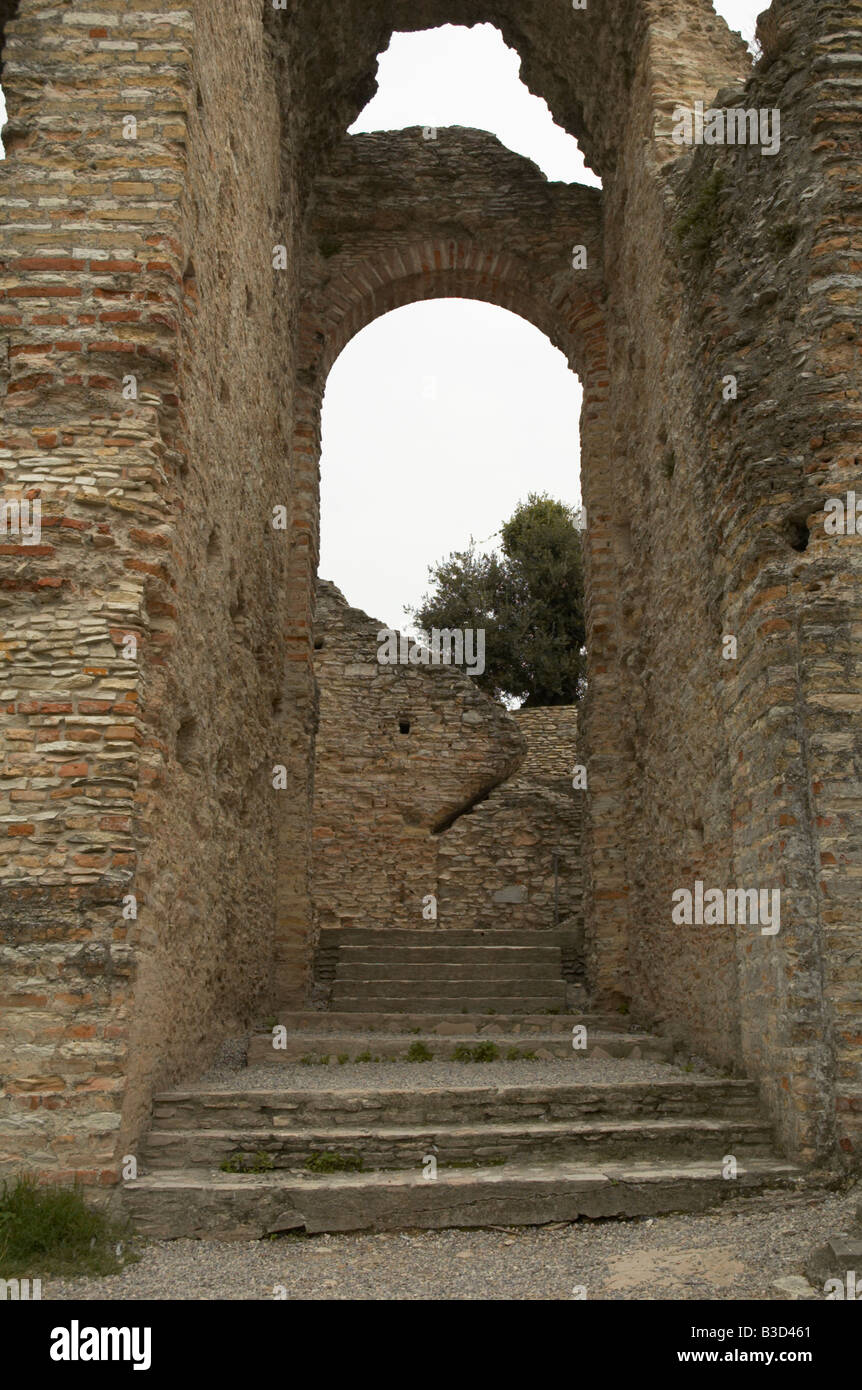 Grotte fo Catull, Sirmione Stockfoto