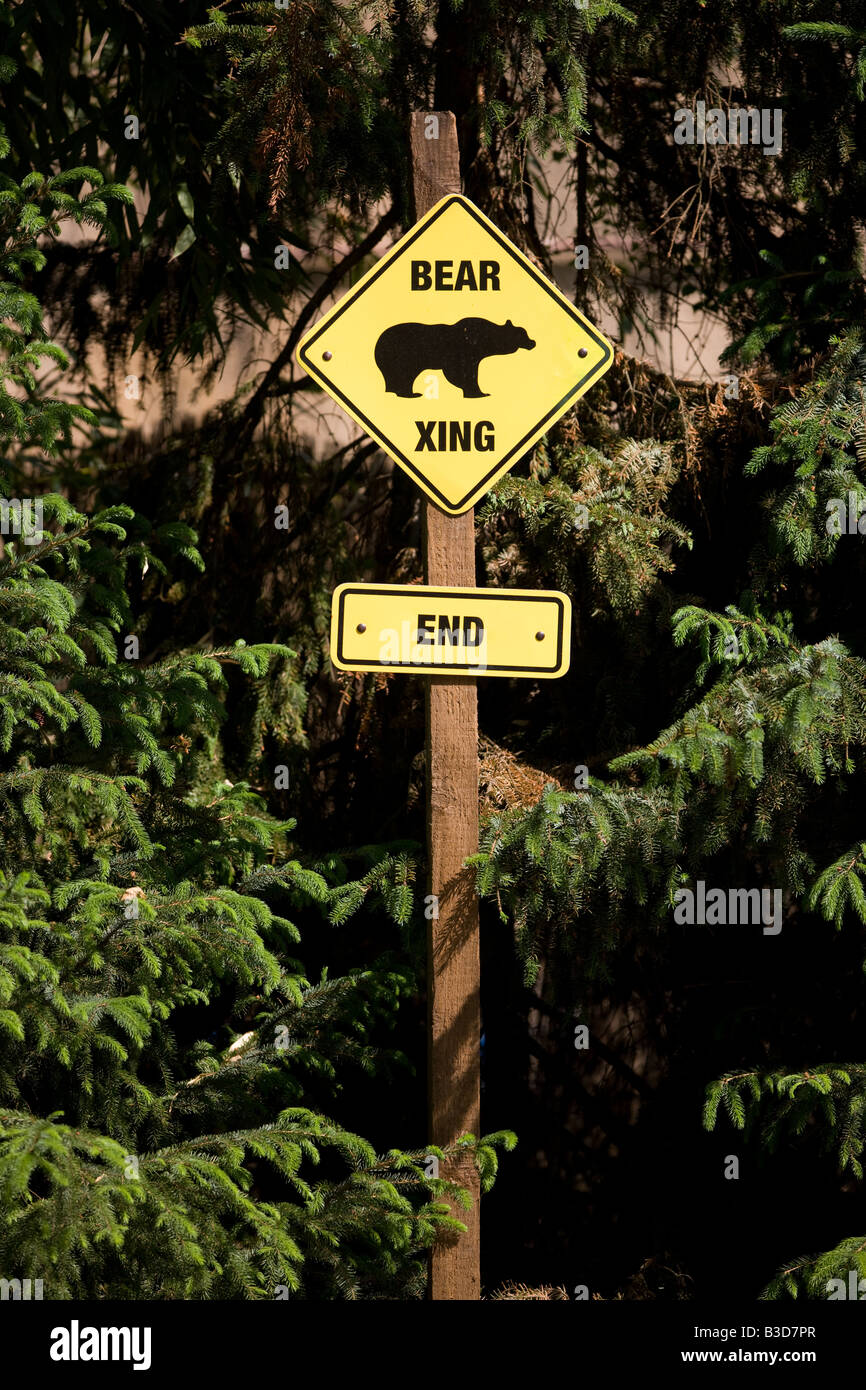 Kreuzung-Schild tragen Stockfoto