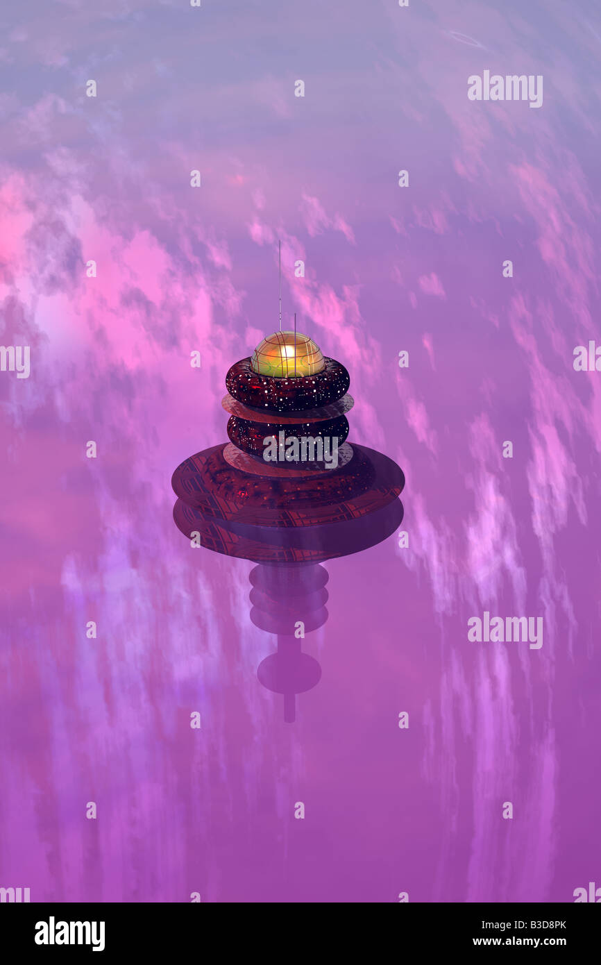 Raumstation Stockfoto