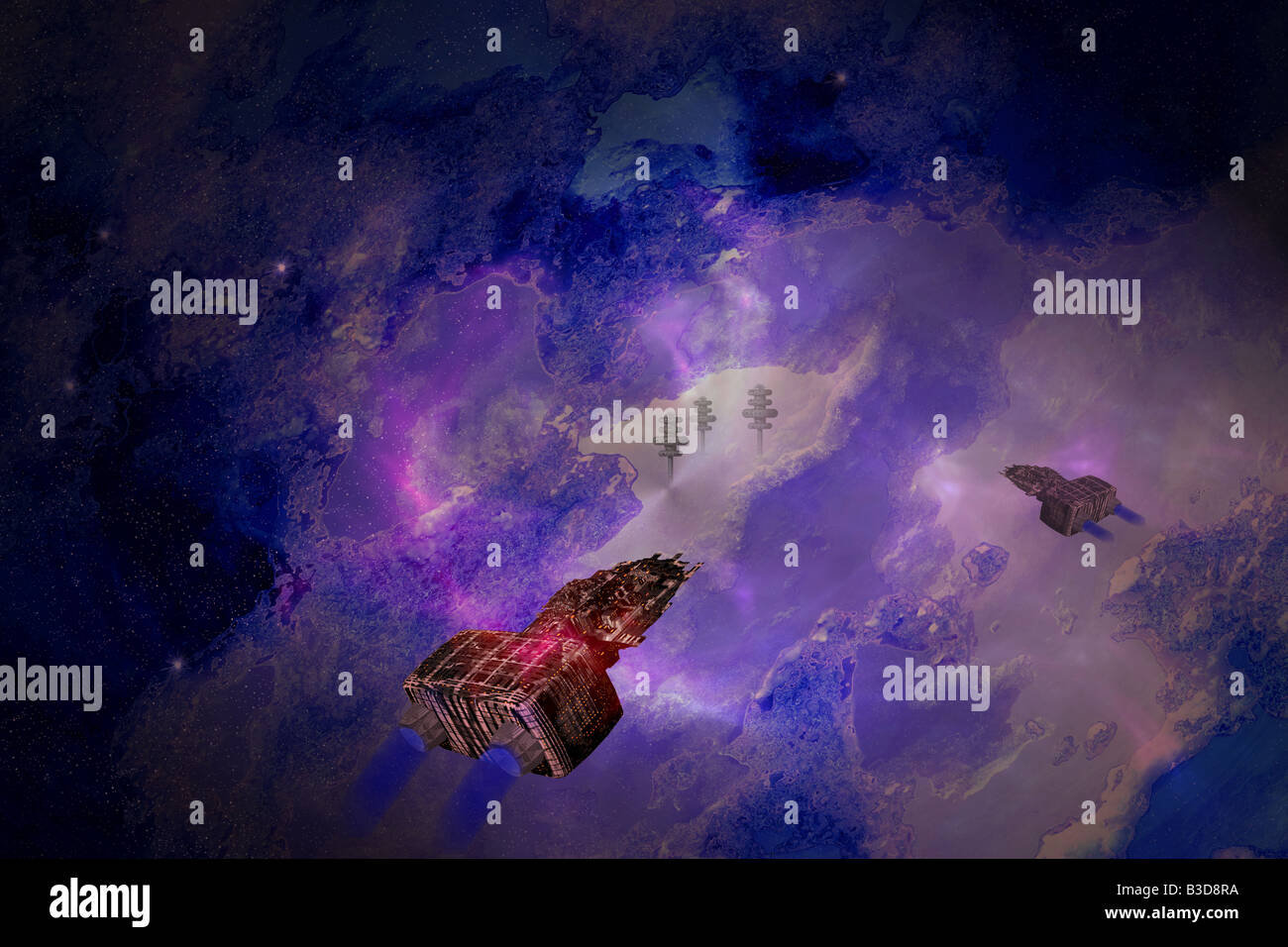 Weltraum-fantasy Stockfoto