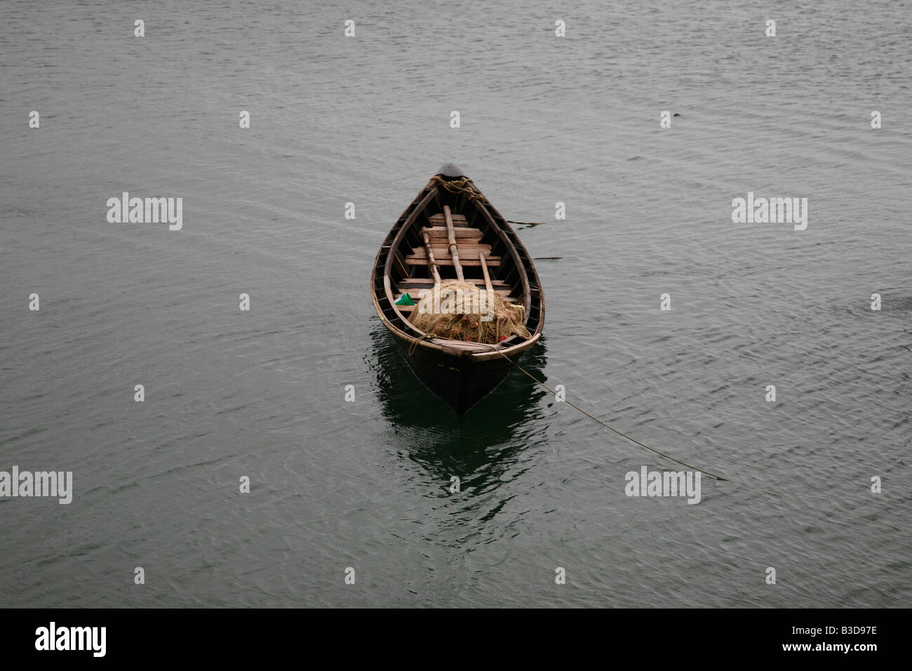 Angelboot/Fischerboot in Port Blair, Andamanen Insel, Indien Stockfoto