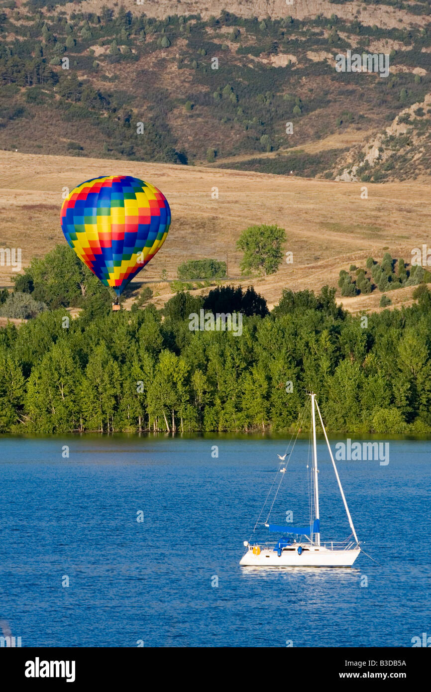 Rocky Mountain-Ballon-Festival 2008 abgehaltenen Chatfield Reservoir Colorado Stockfoto