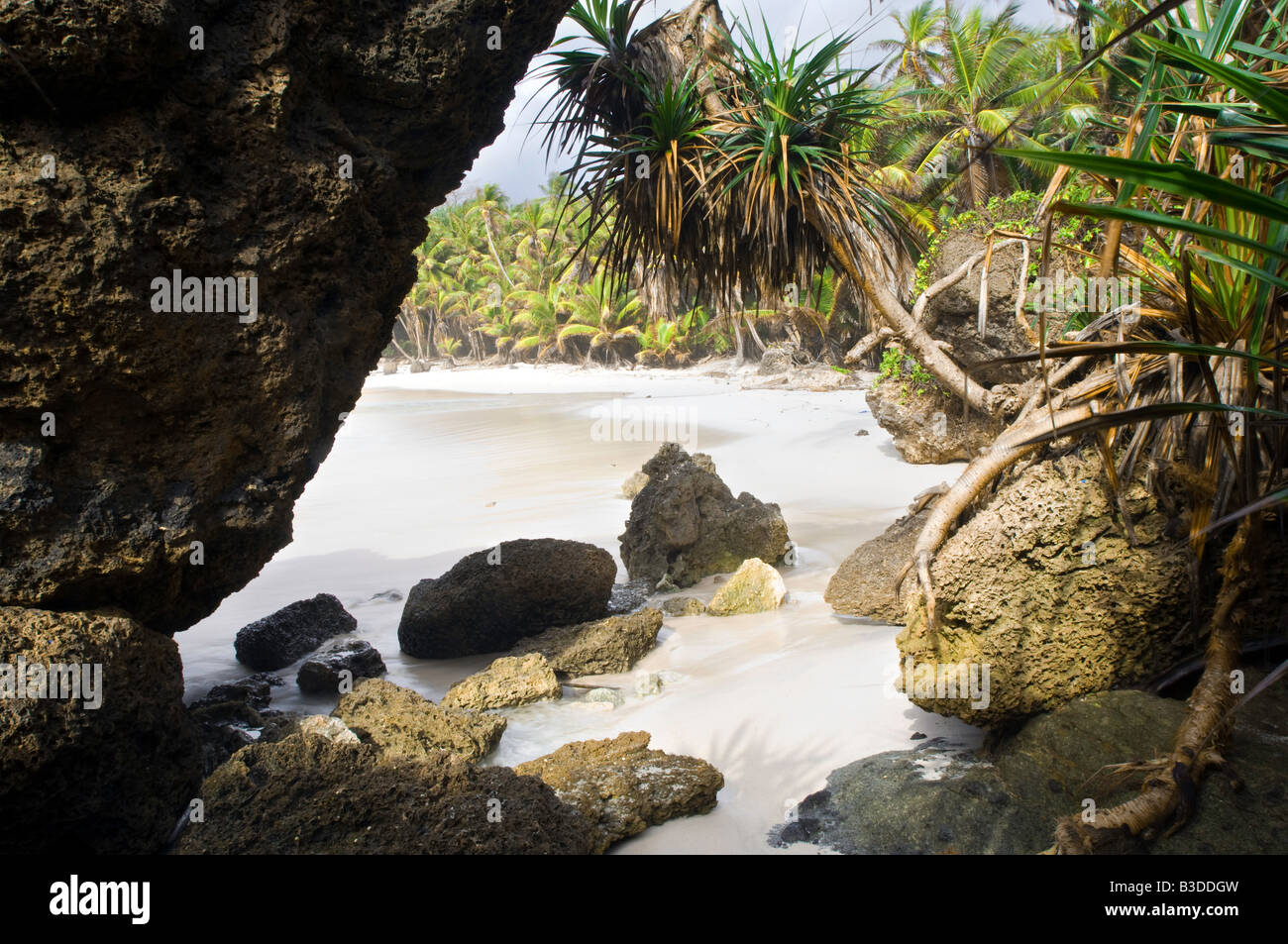 Dolly Beach, Christmas Island, Australien Stockfoto