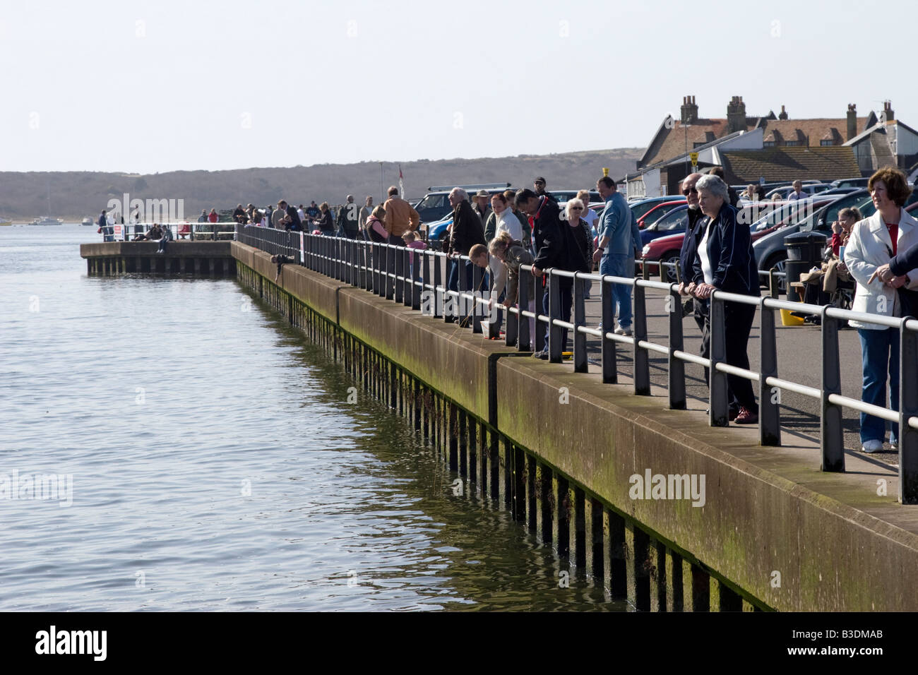 Mudeford Quay Christchurch Dorset Stockfoto