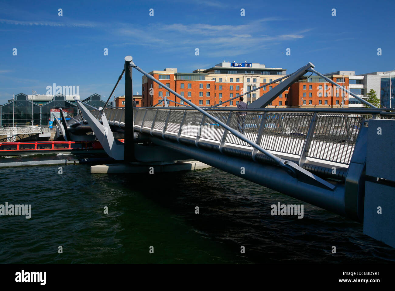 Sean O'Casey Brücke Dublin Irland. Stockfoto
