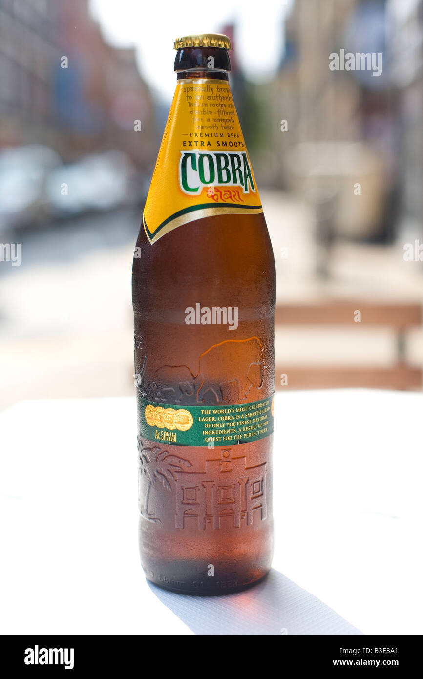 Ein Cobra Bier Stockfoto