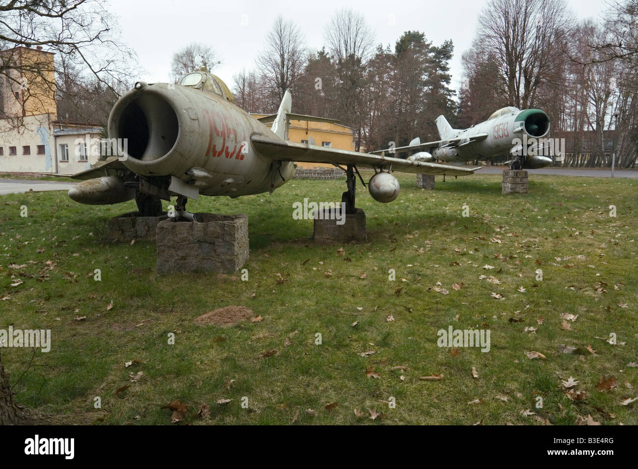 Ex-sowjetische und polnische Militärbasis in Redzikowo, Polen, wo die USA 10 Abfangraketen stützen wollen. Stockfoto