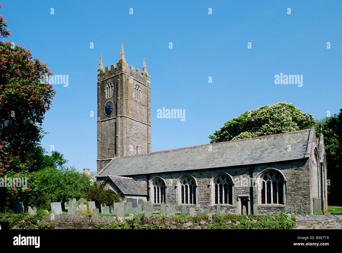 Egloshayle Kirche in der Nähe von Wadebridge in Cornwall, Großbritannien Stockfoto