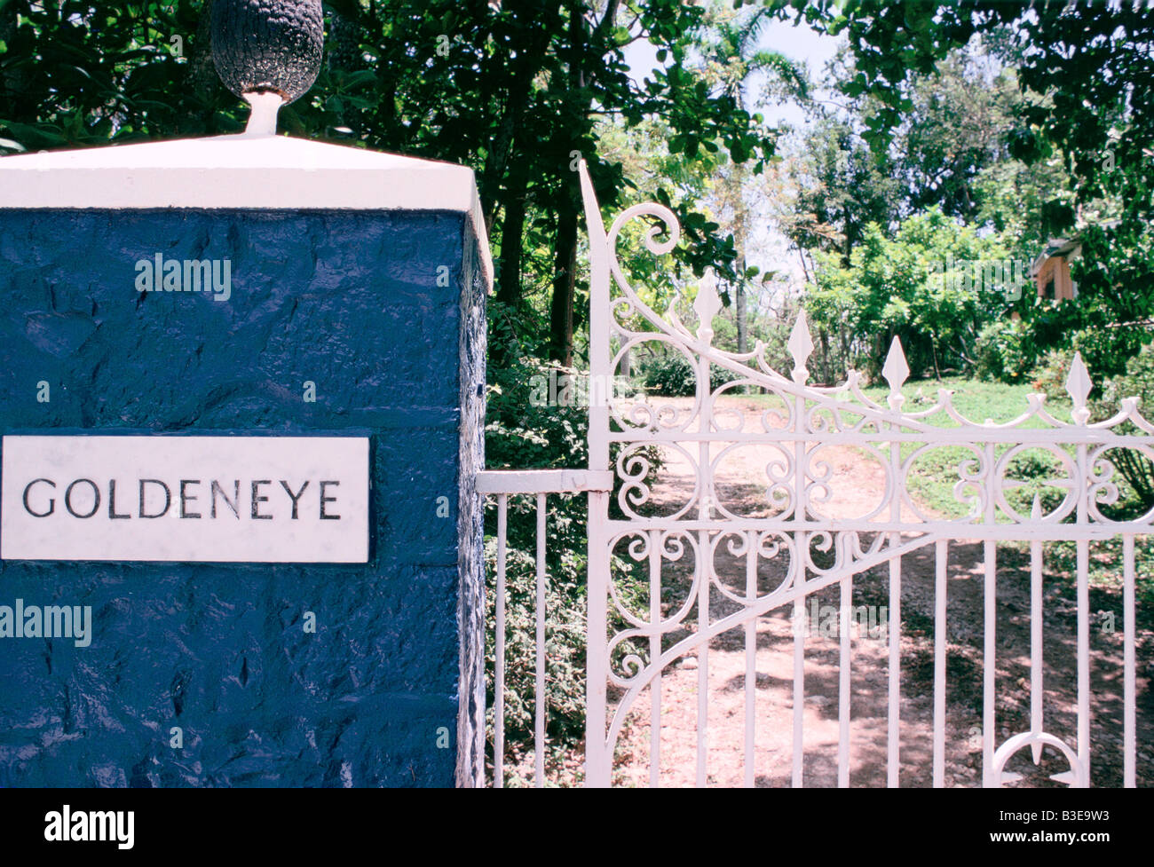 GOLDENEYE, Ian Flemings Haus in Jamaika Stockfoto