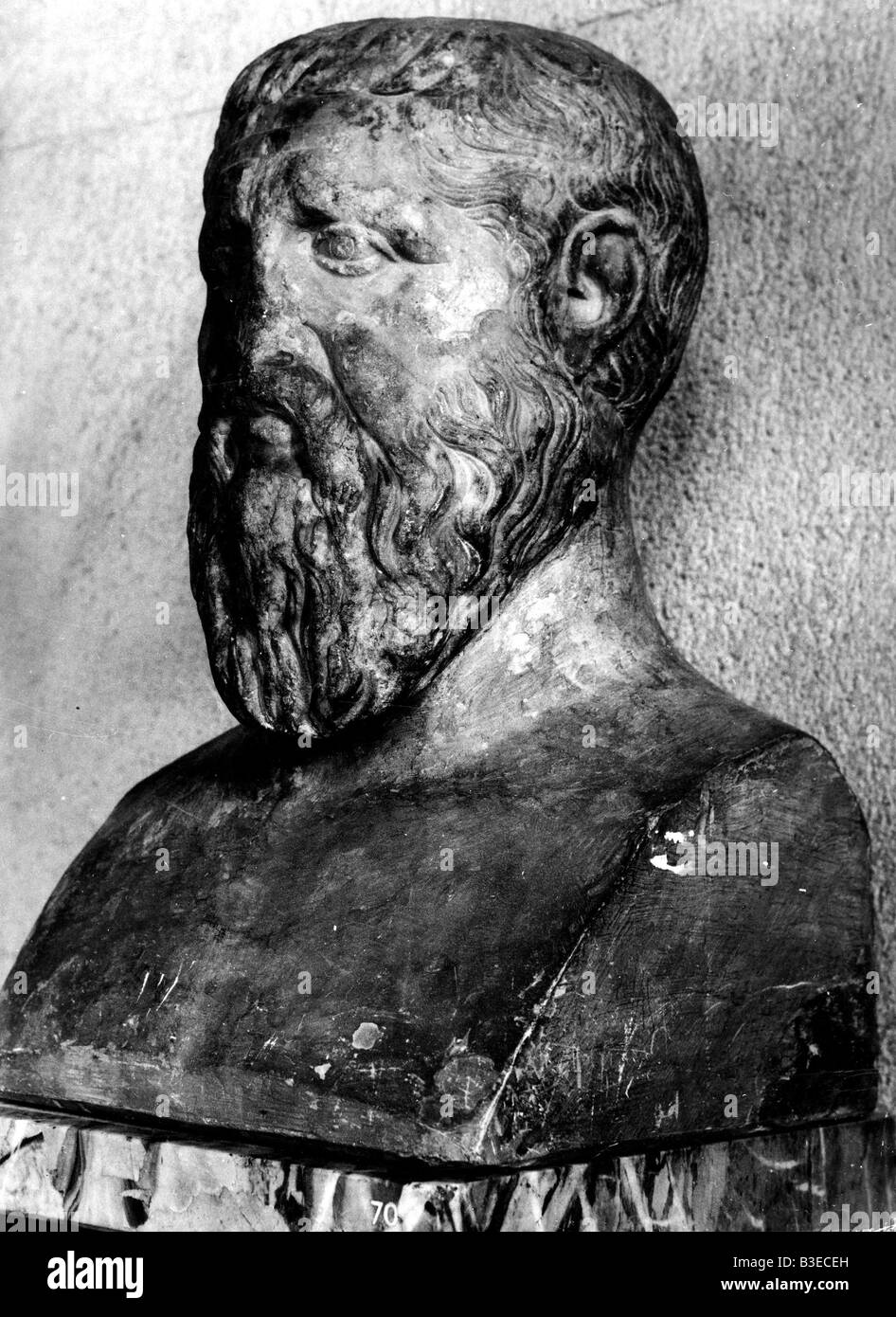 Platon, 427 - 347 v. Chr., griechische Philosoph, Büste, Louvre, Paris, Frankreich, Stockfoto