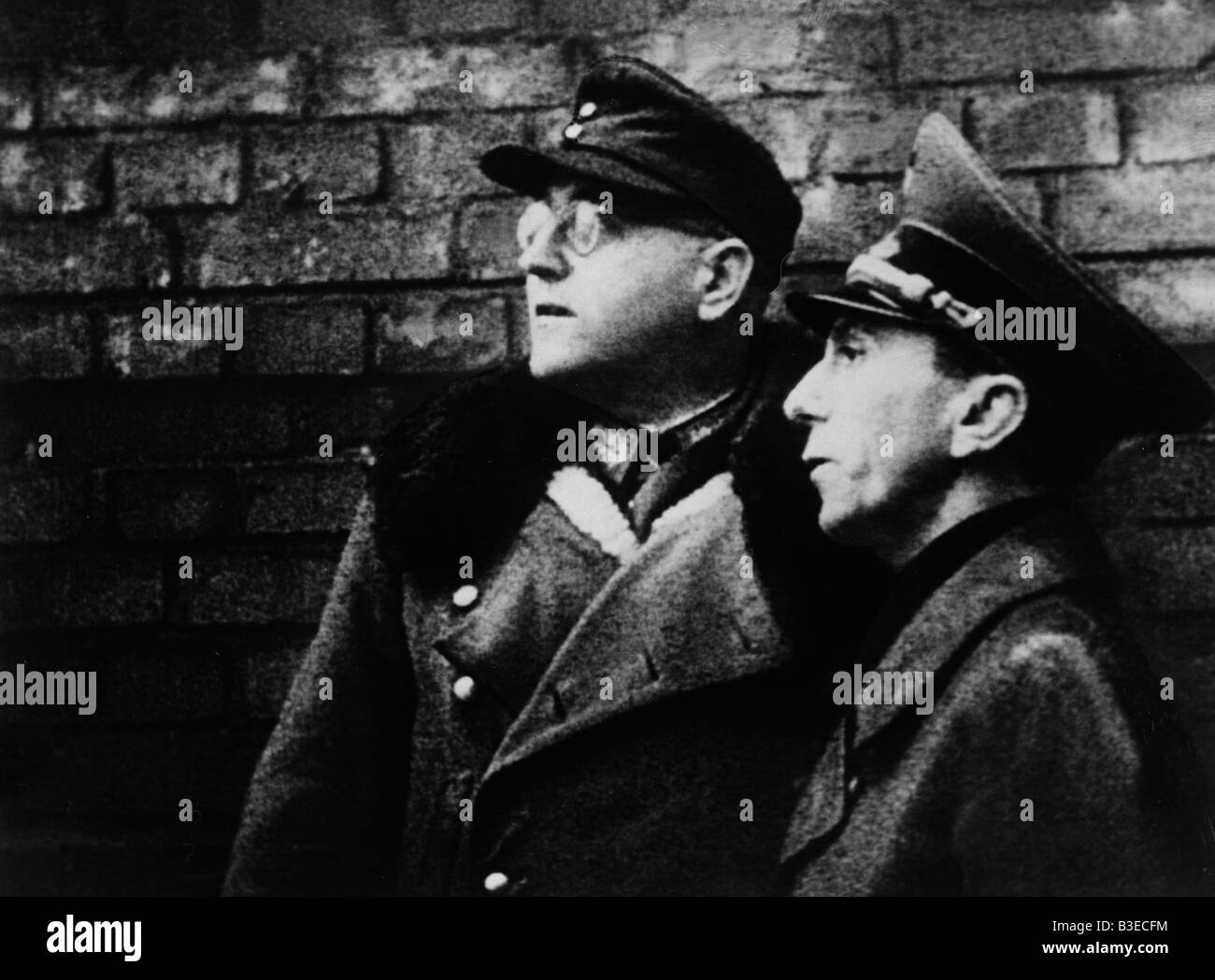 Goebbels und F. Sch | Rner April 45/Foto Stockfoto