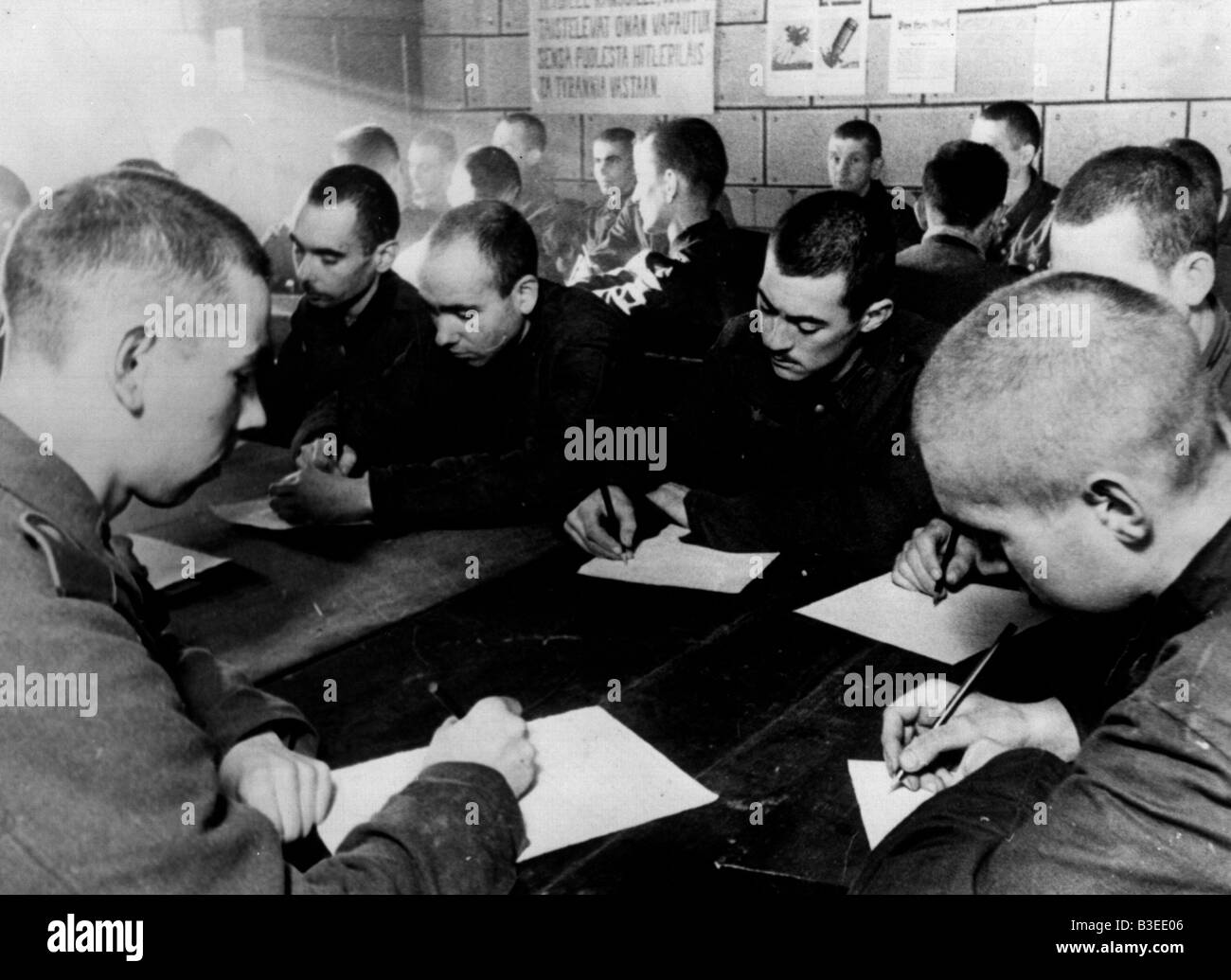 Rumänische Gefangene im russischen Lager /1942 Stockfoto