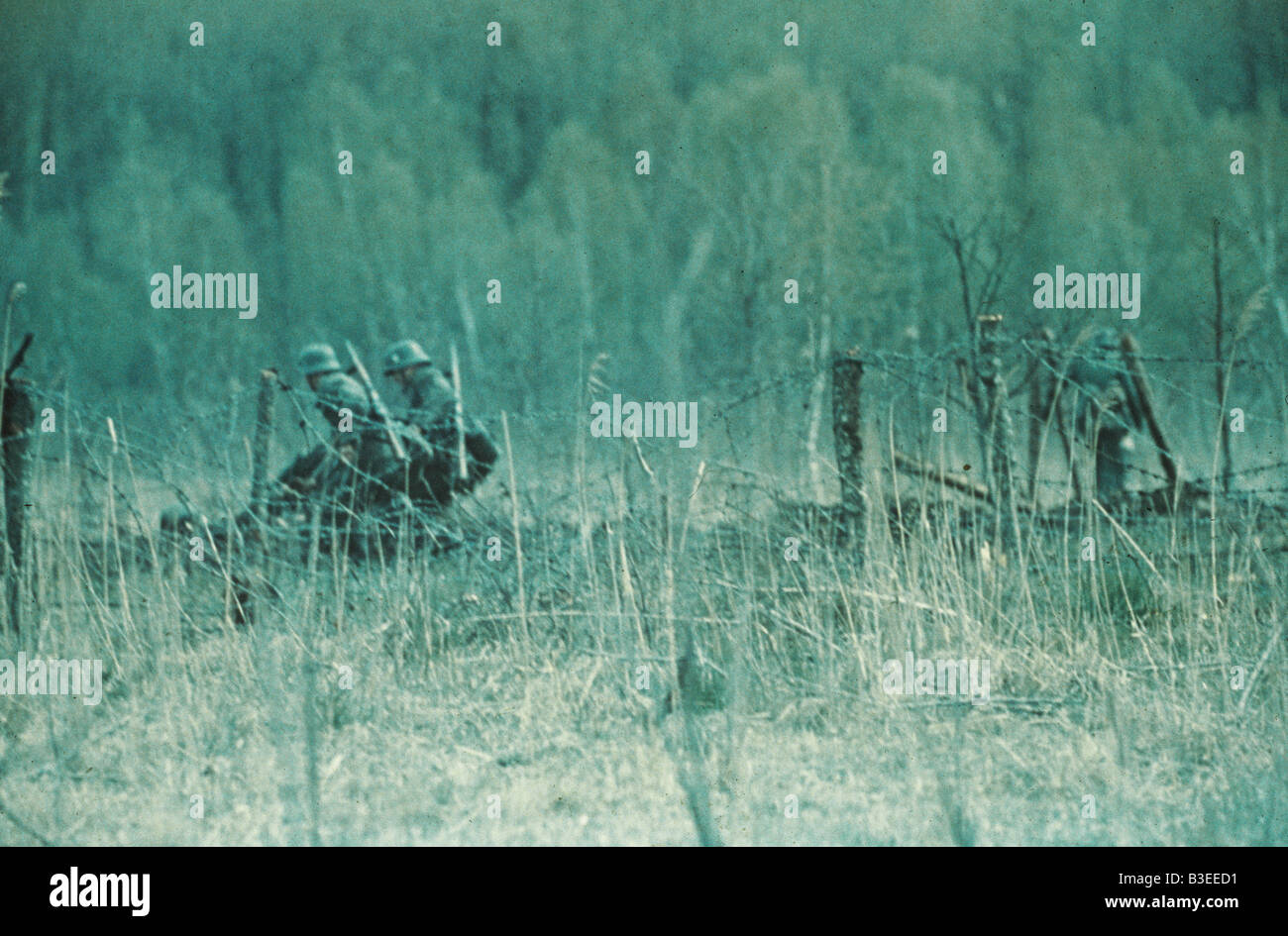 Förderung an der Ostfront / WWII Stockfoto