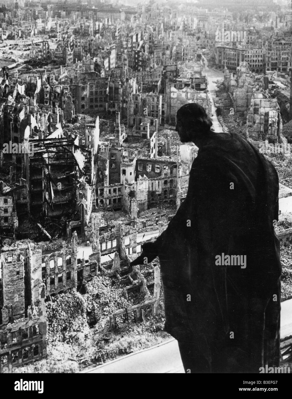 Dresden / Foto / 1945 Stockfoto