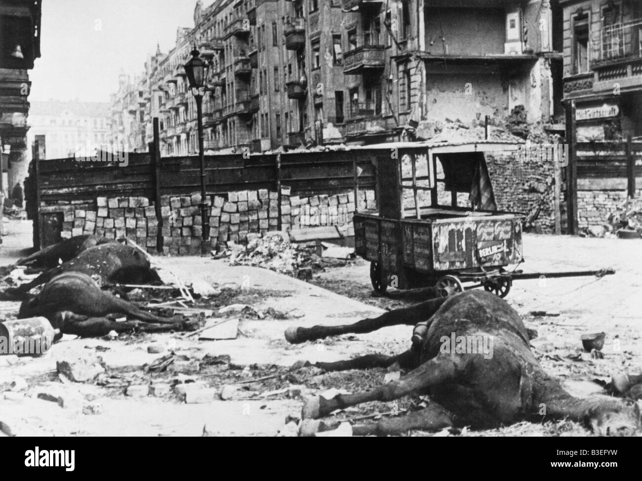 Sturm auf den Reichstag / Berlin / 1945 Stockfoto