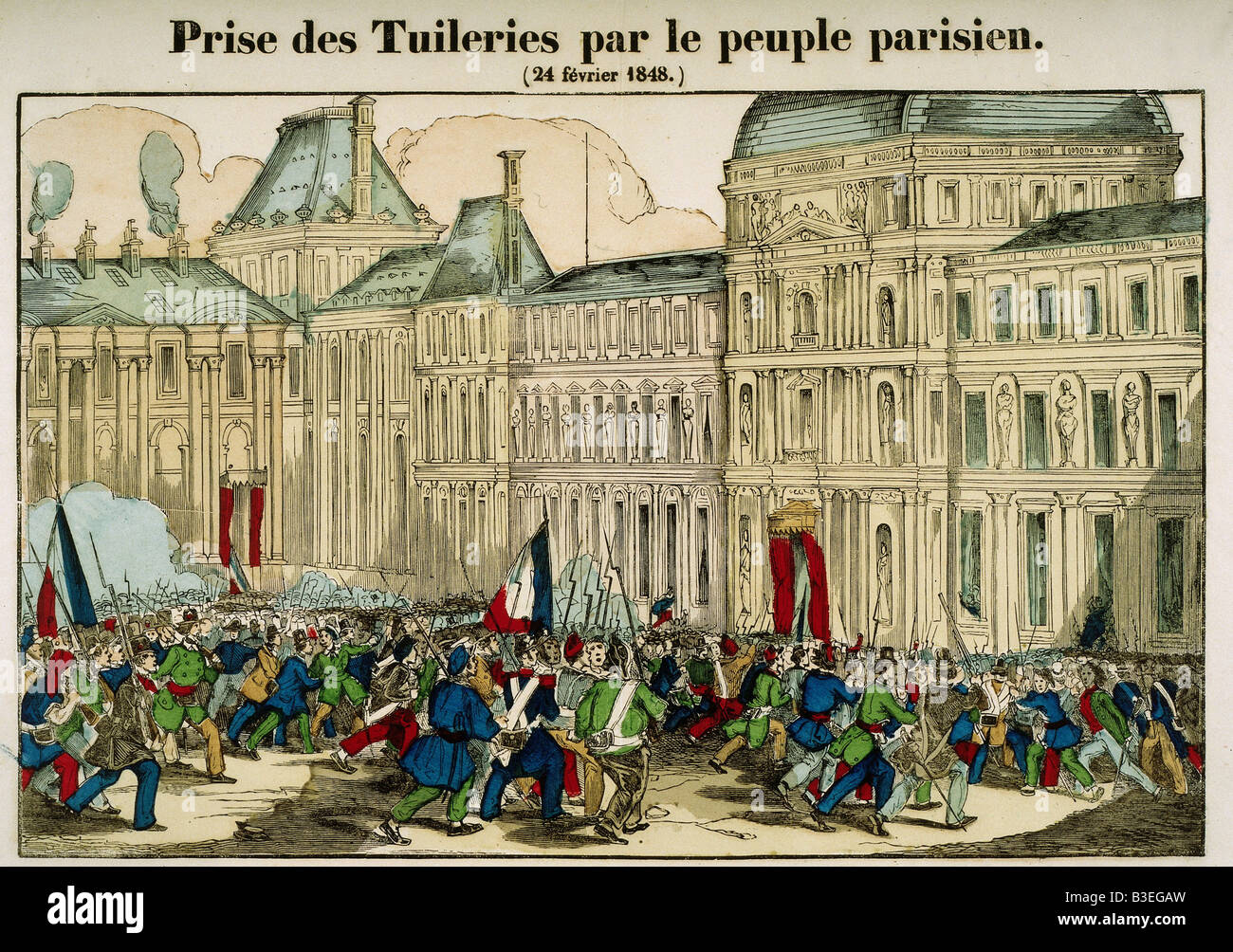 Ereignisse, Revolution 1848 - 1849, Frankreich, Februar Revolution ...