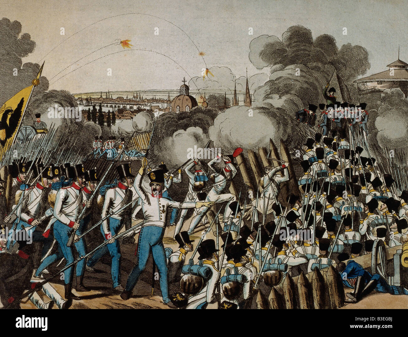 Krieg der sechsten koalition Fotos und Bildmaterial in hoher