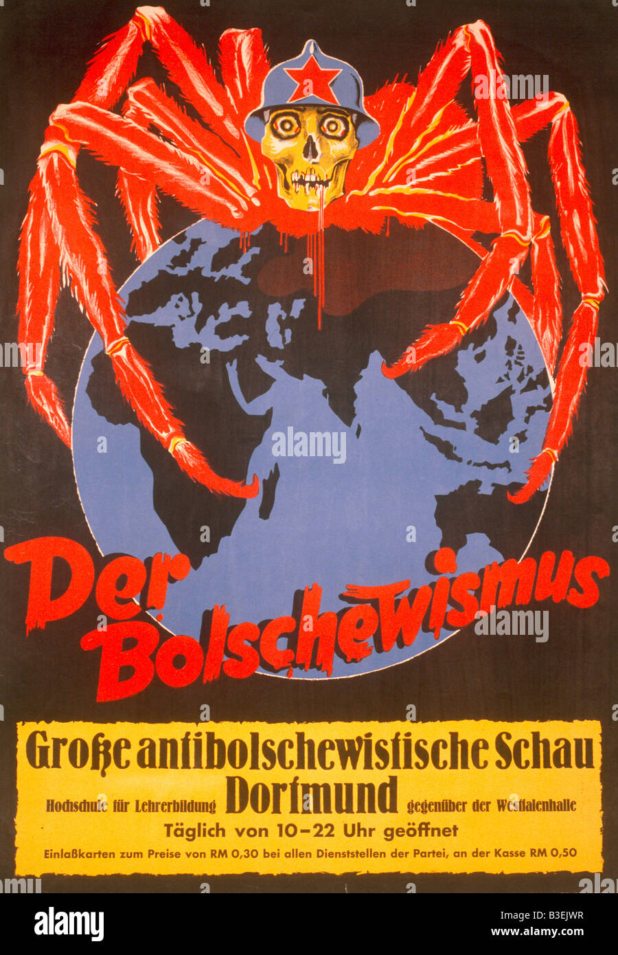 Deutschland/Propaganda-Plakat. Stockfoto