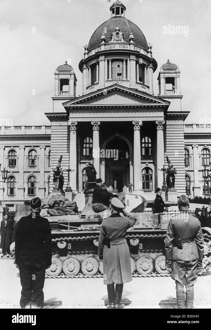 Senior General von Kleist Belgrad 1941 Stockfoto