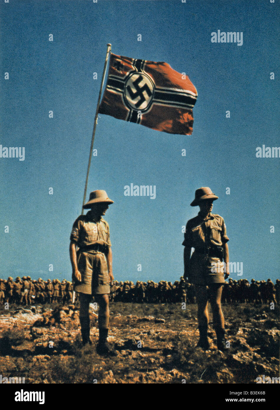 Namentliche auf Crete/Foto 1941. Stockfoto