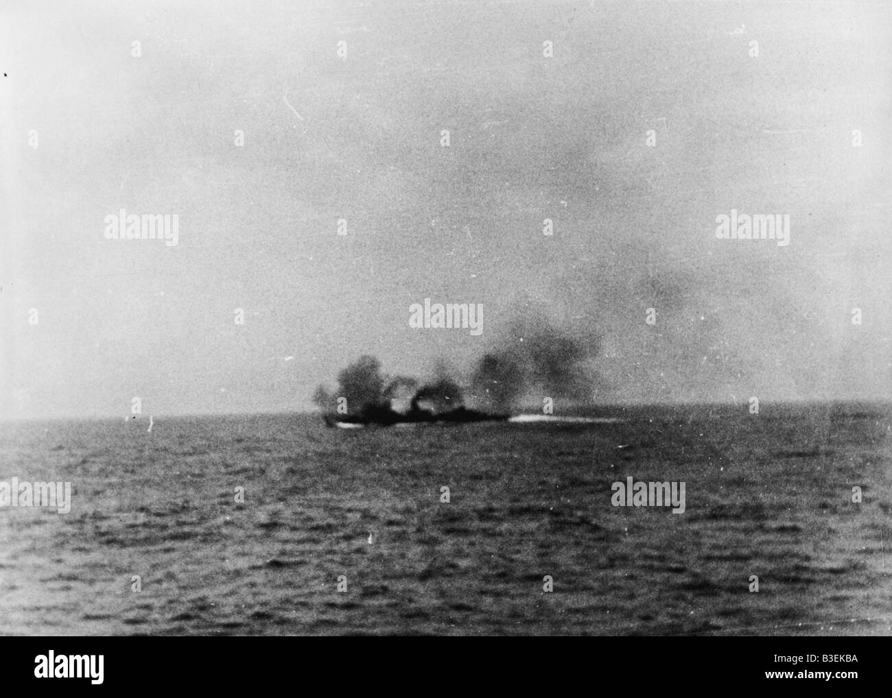 Seeschlacht in der atlantischen / 1942/43 Stockfoto