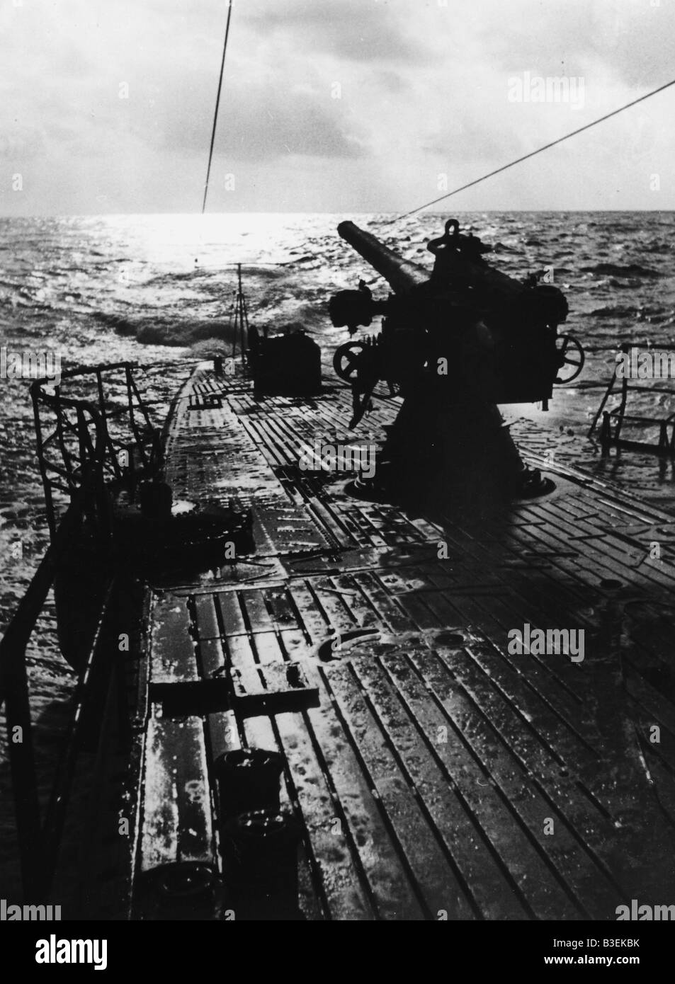Deutsche u-Boot im Atlantik, 1942/3 Stockfoto