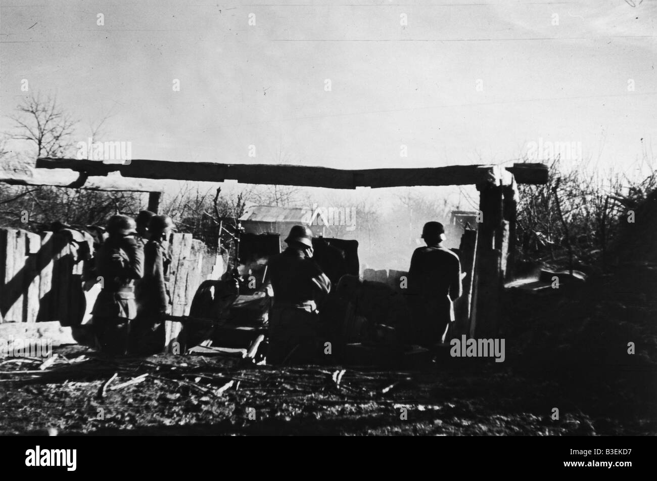 Anit-Tank Waffen/Ukraine/1942. Stockfoto