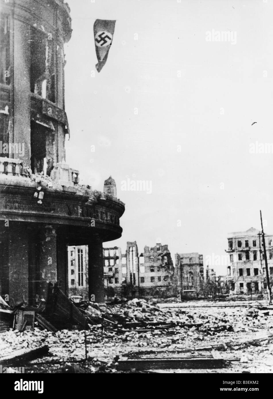 Paulus Hauptquartier in Stalingrad. Stockfoto