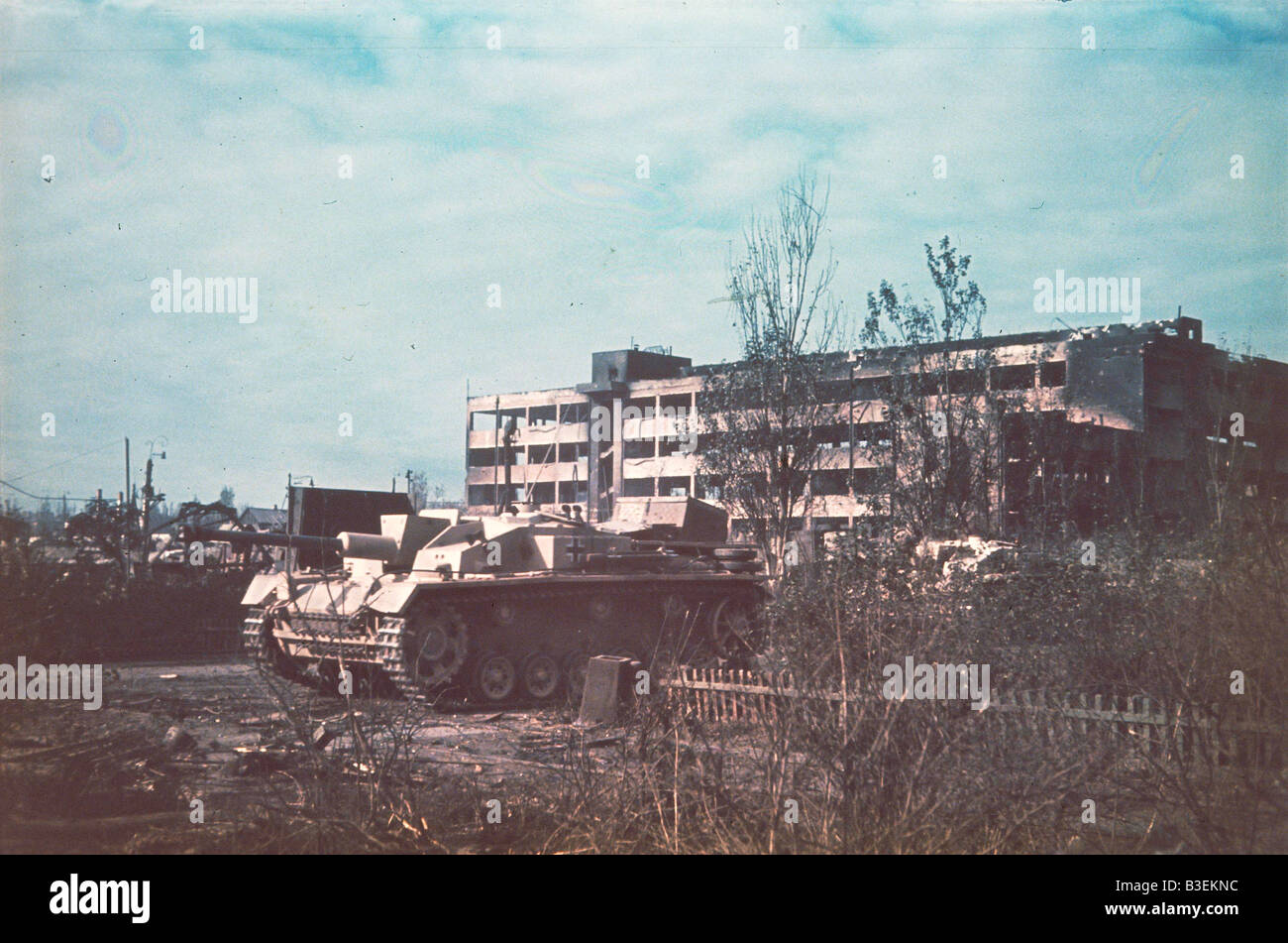 Stalingrad, Oct.1942, Ger.assault Artil. Stockfoto