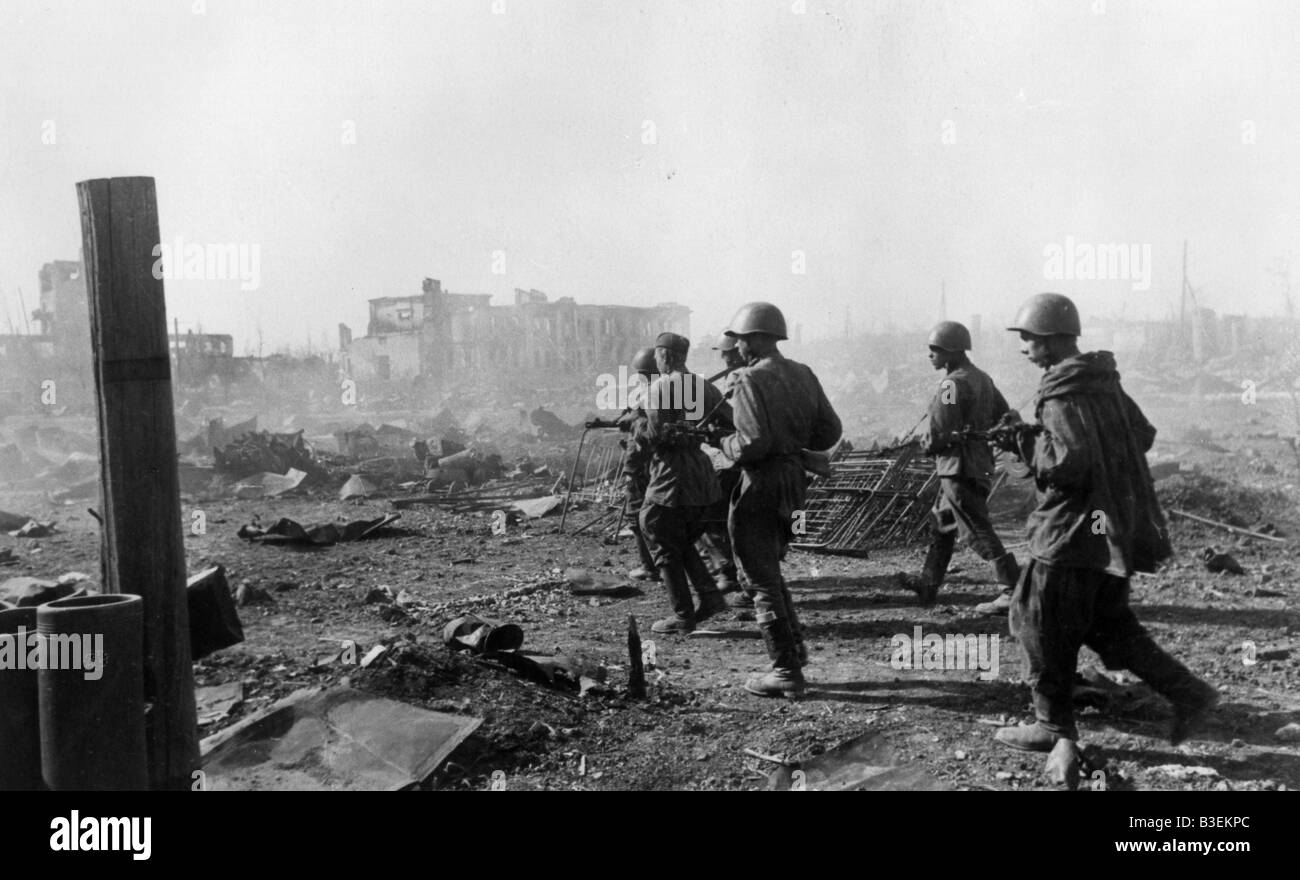 Zweiter Weltkrieg / Stalingrad / 1942 Stockfoto