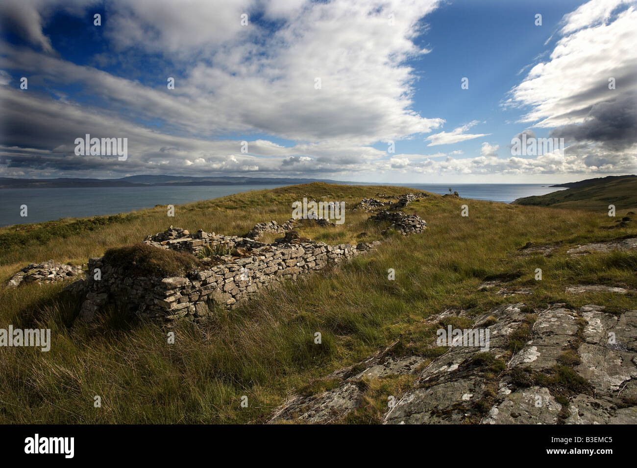 Wüstung An Carn Nordost Jura Scotland UK Stockfoto