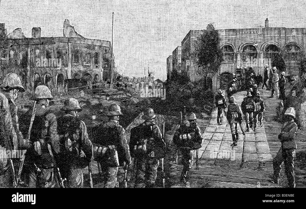 Geography Travel China Boxer Rebellion Stockfotos & Geography Travel