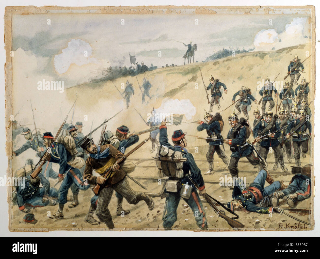 Krieg Im 19. Jahrhundert Ereignisse, Französisch-Prischer Krieg 1870 - 1871, Scharmützel