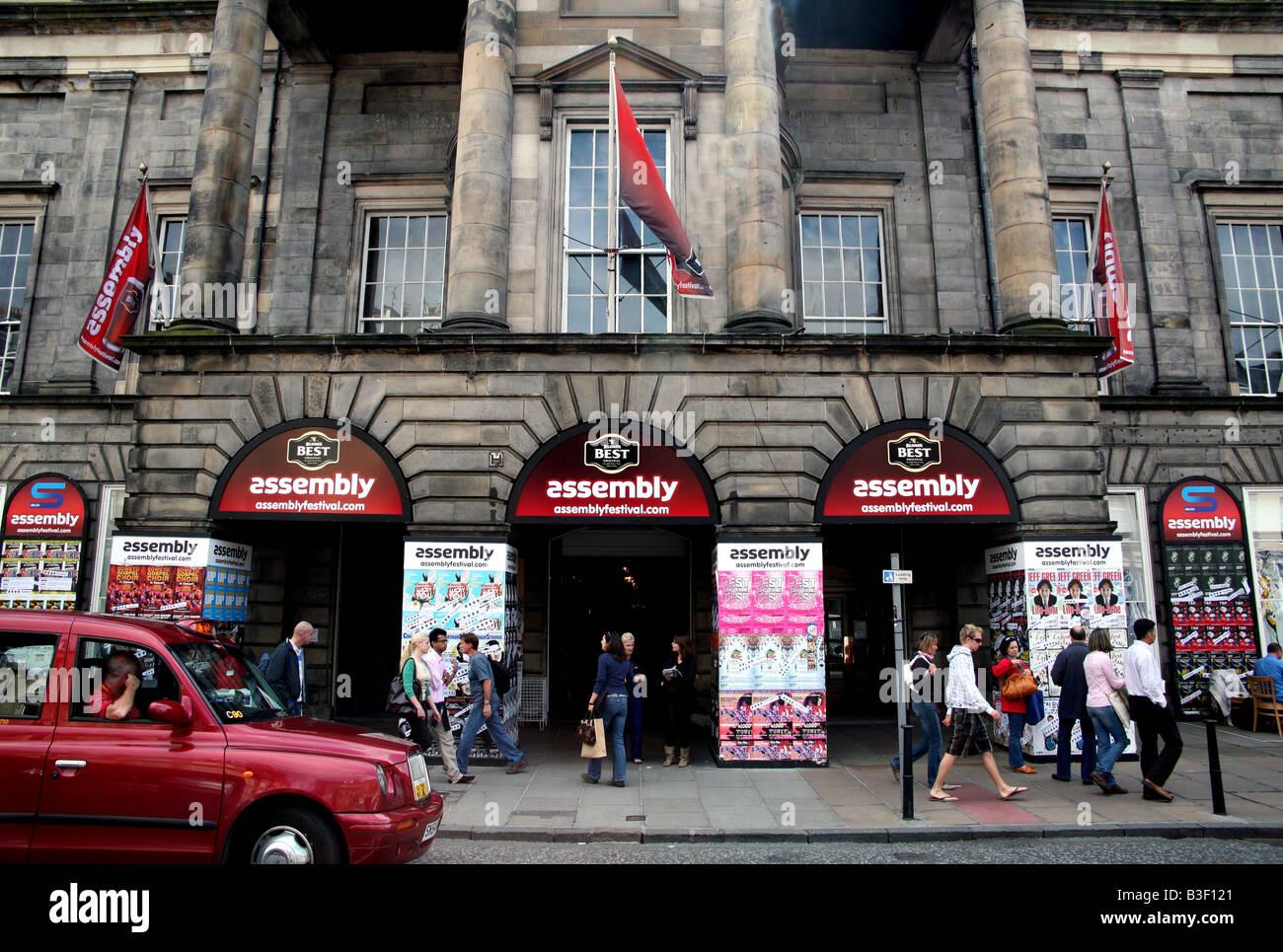 Die Assembly Rooms, einer der wichtigsten Veranstaltungsorte für das Edinburgh Festival Stockfoto
